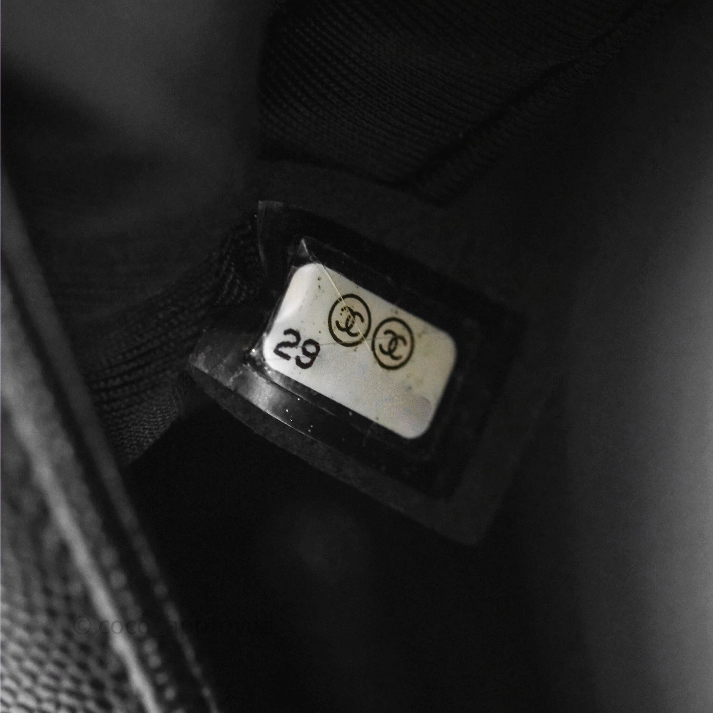 Chanel Quilted Medium Boy Black Caviar Ruthenium Hardware