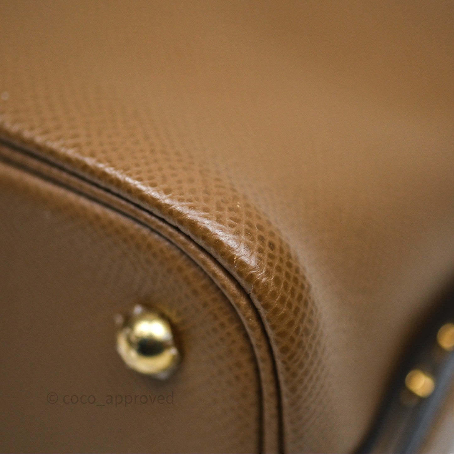 Hermès Bolide 25 Alezan 3G Epsom Gold Hardware