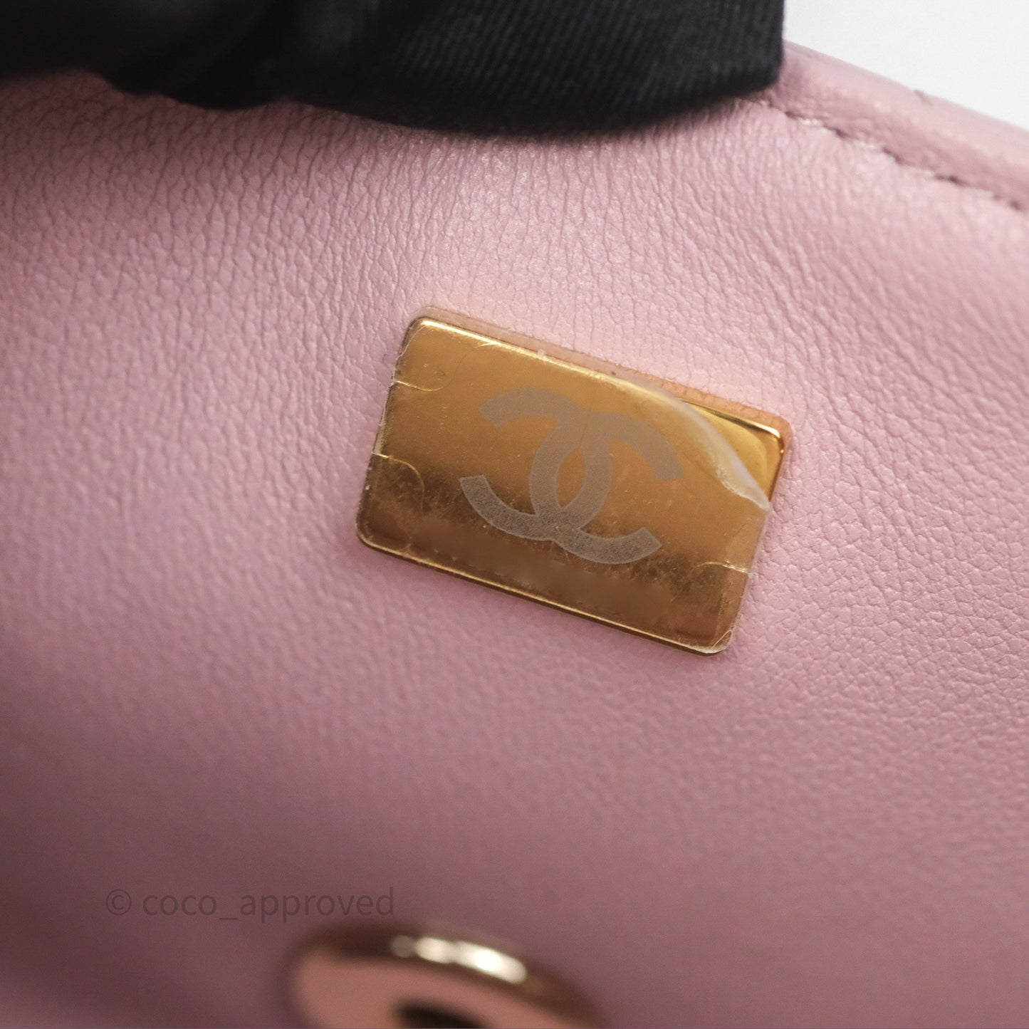 Chanel Top Handle Mini Rectangular Flap Lilac Pink Lambskin Gold Hardware