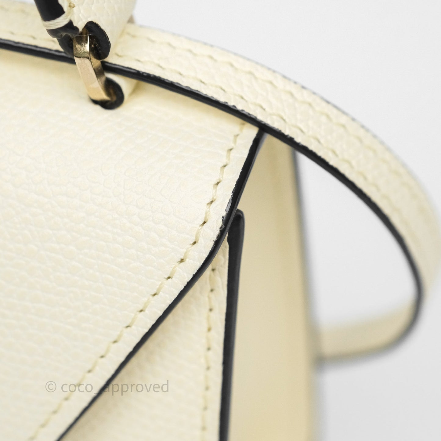Valextra Iside Belt Bag Pergamena White Calfskin