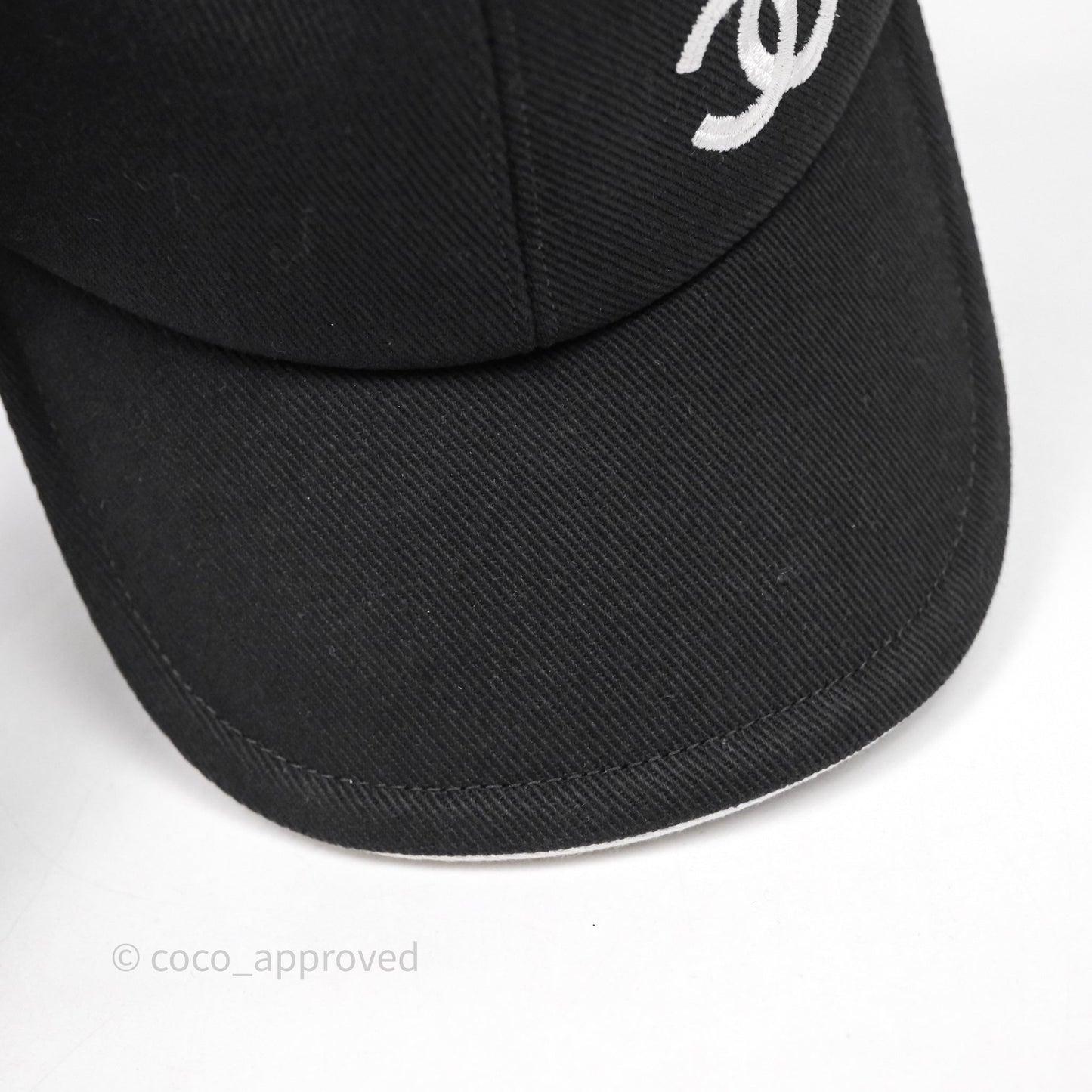 Chanel CC Baseball Cap Black