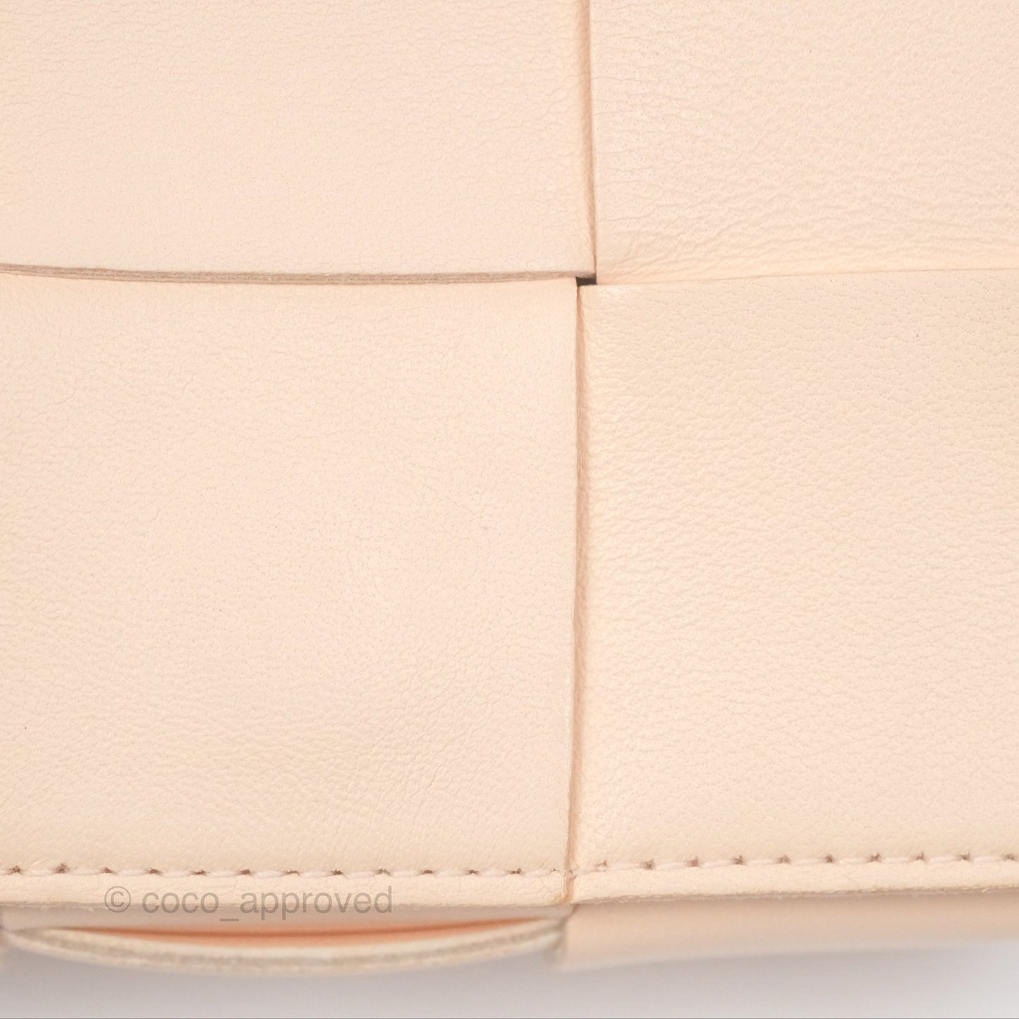 Bottega Veneta Intreccio Cassette Mini Bag Melon Washed Lambskin