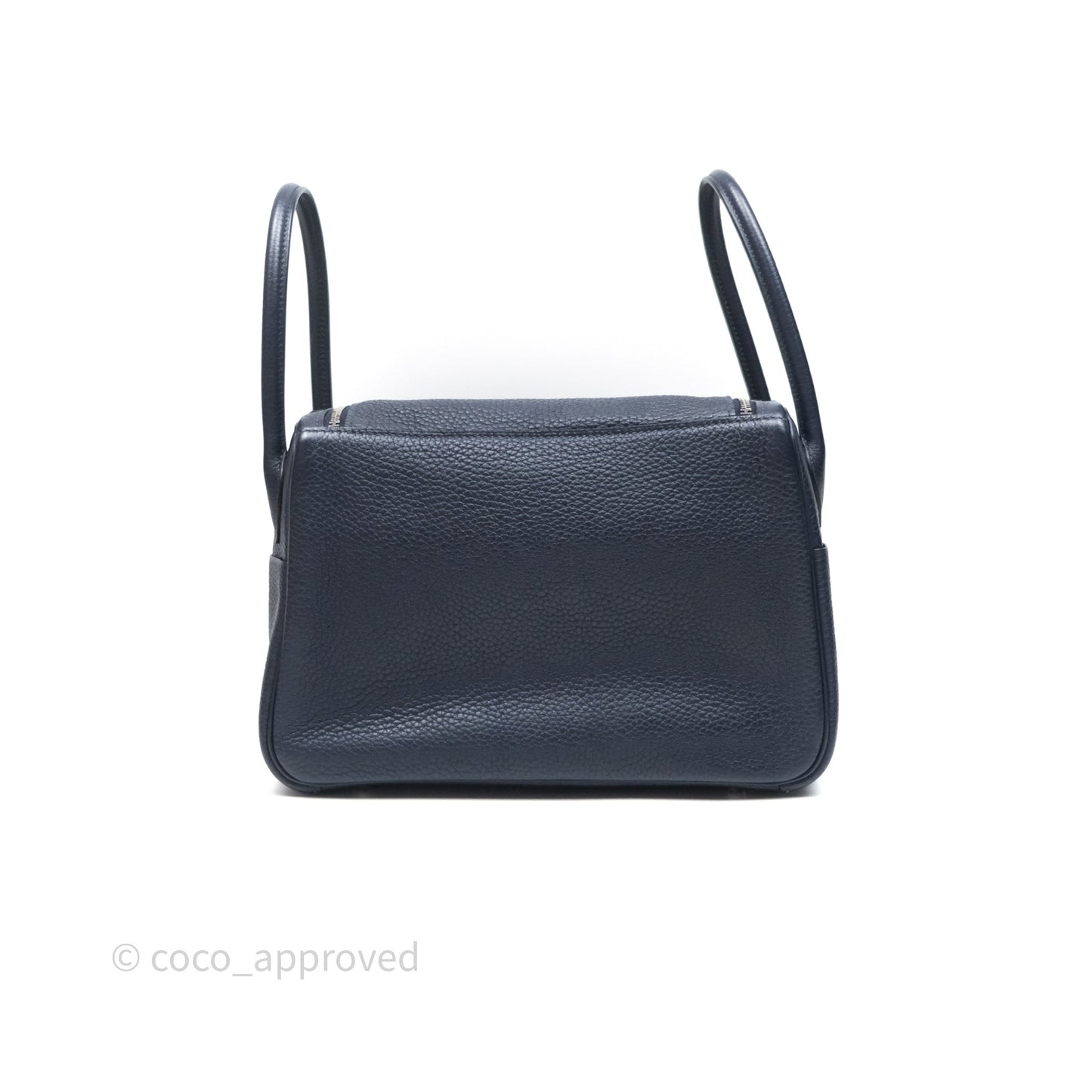Hermès Lindy 26 Bleu Nuit 2Z Clemence Palladium Hardware