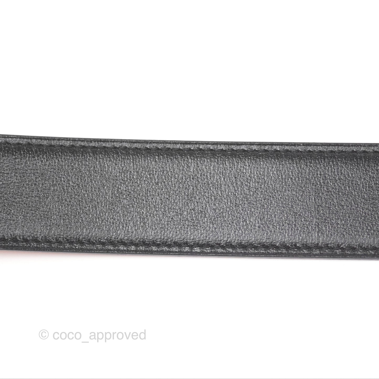 Hermès H Speed Belt Buckle & Reversible Leather Strap Black Silver Hardware 32mm