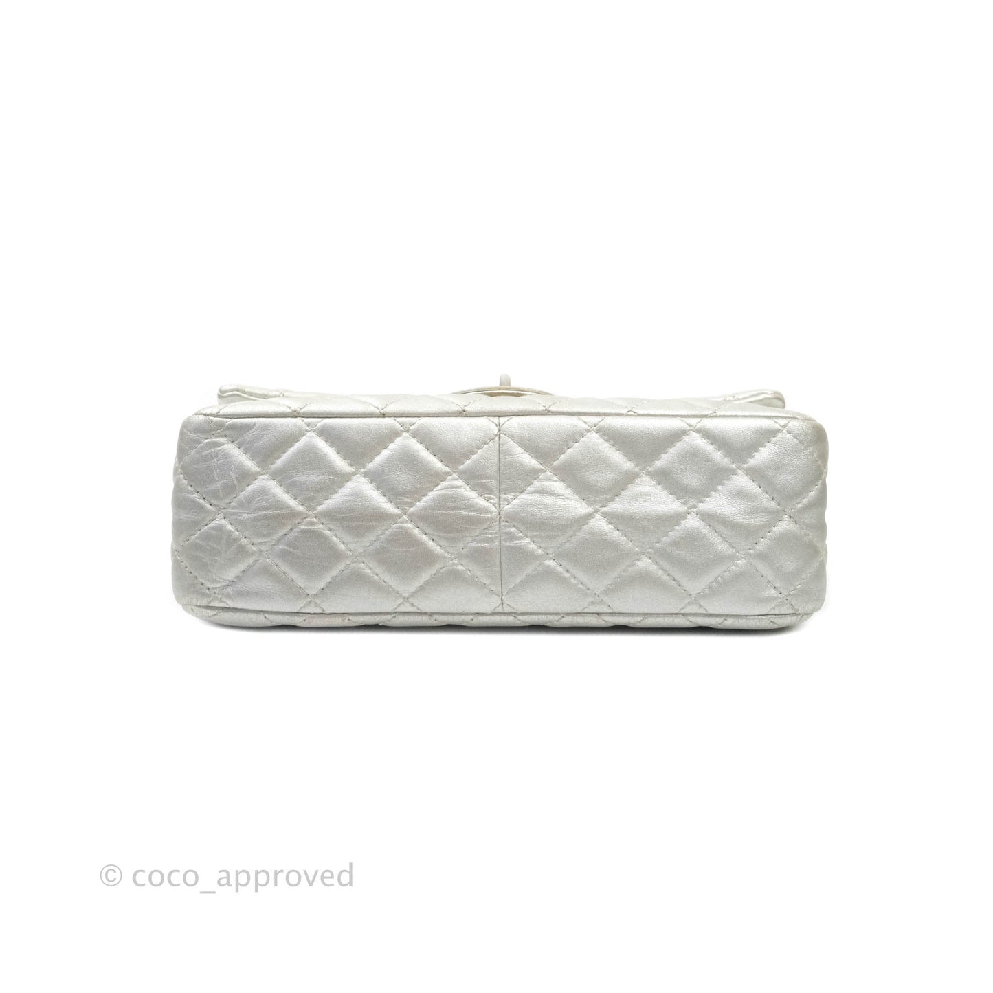 Chanel Reissue 226 Silver Calfskin Silver Hardware