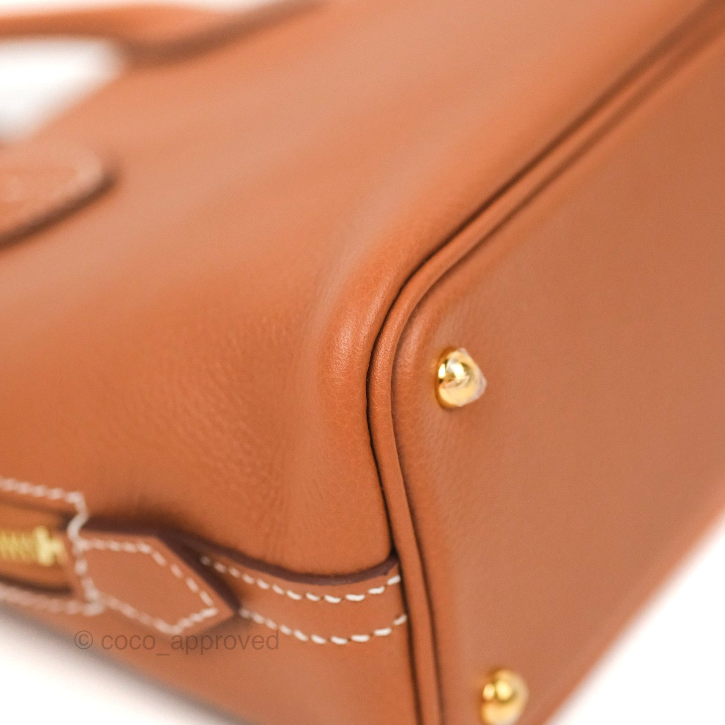 Hermès Bolide Mini 1923 Gold Evercolor Gold Hardware