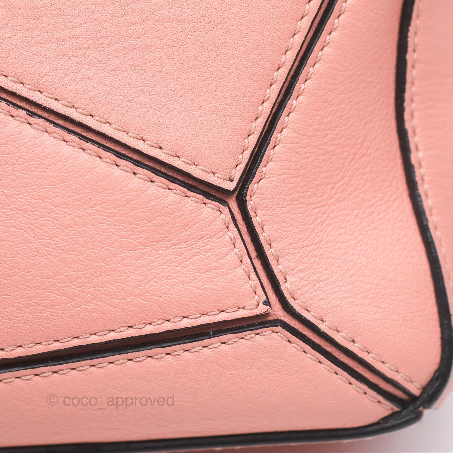 Loewe Small Puzzle Bag Pink Calfskin