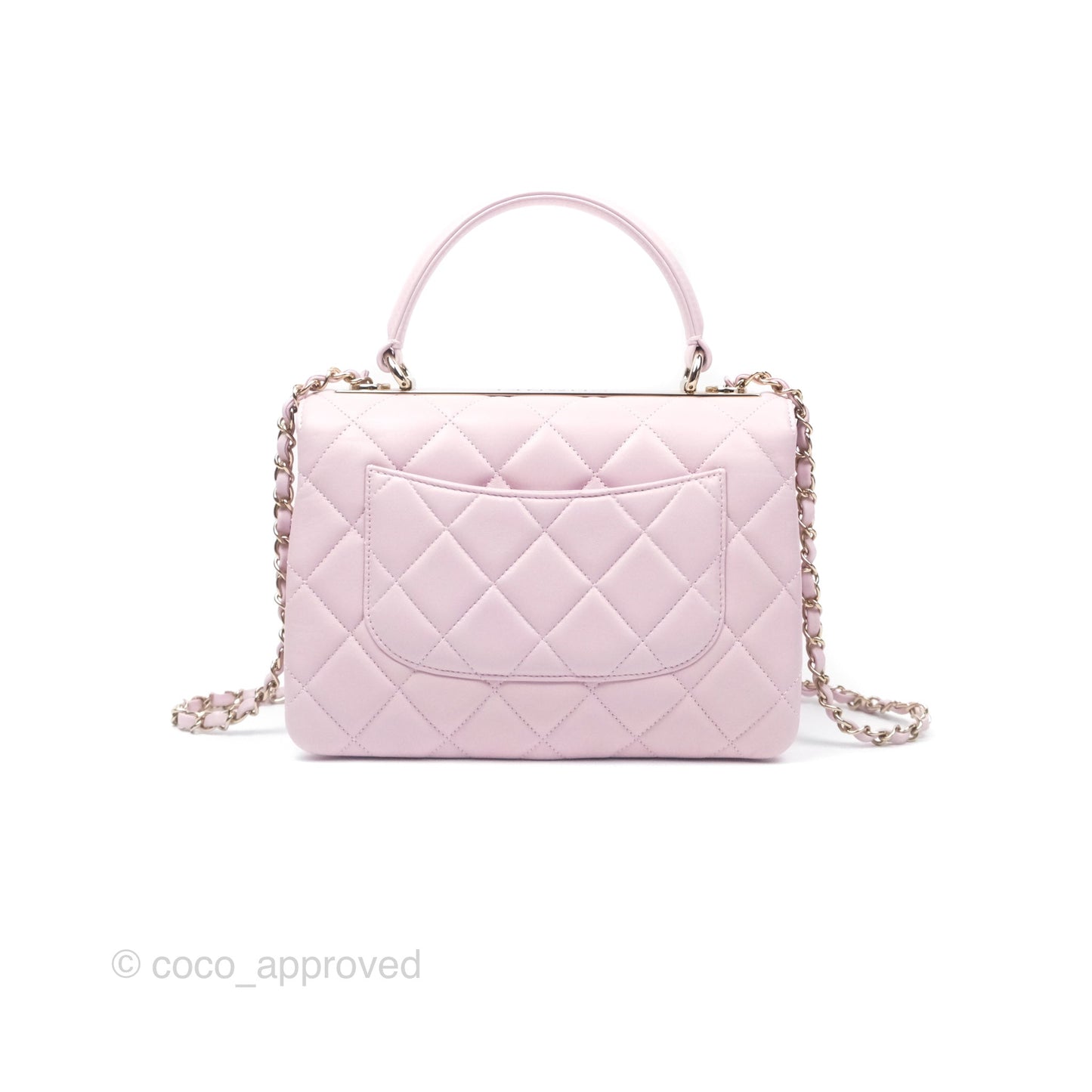 Chanel Small Trendy CC Mauve Pink Lambskin Gold Hardware
