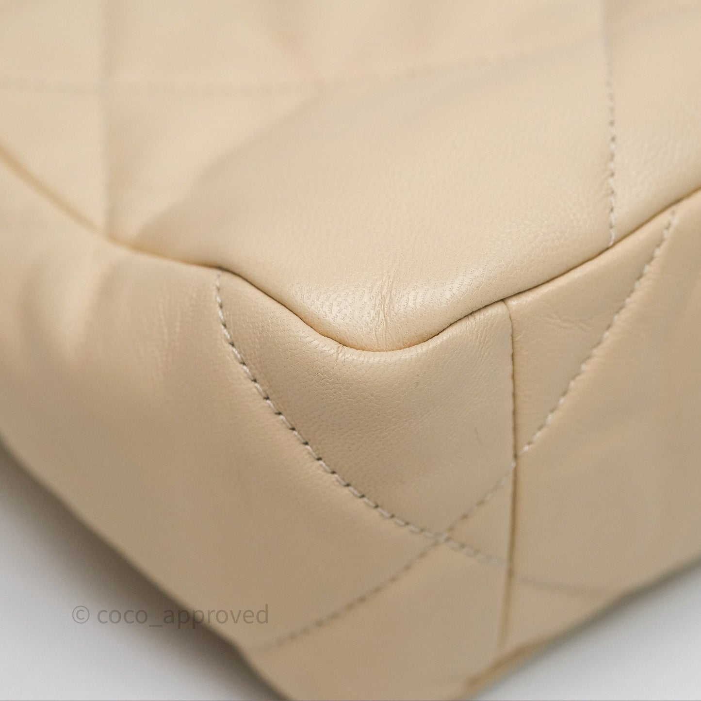 Chanel 19 Small Beige Mixed Hardware
