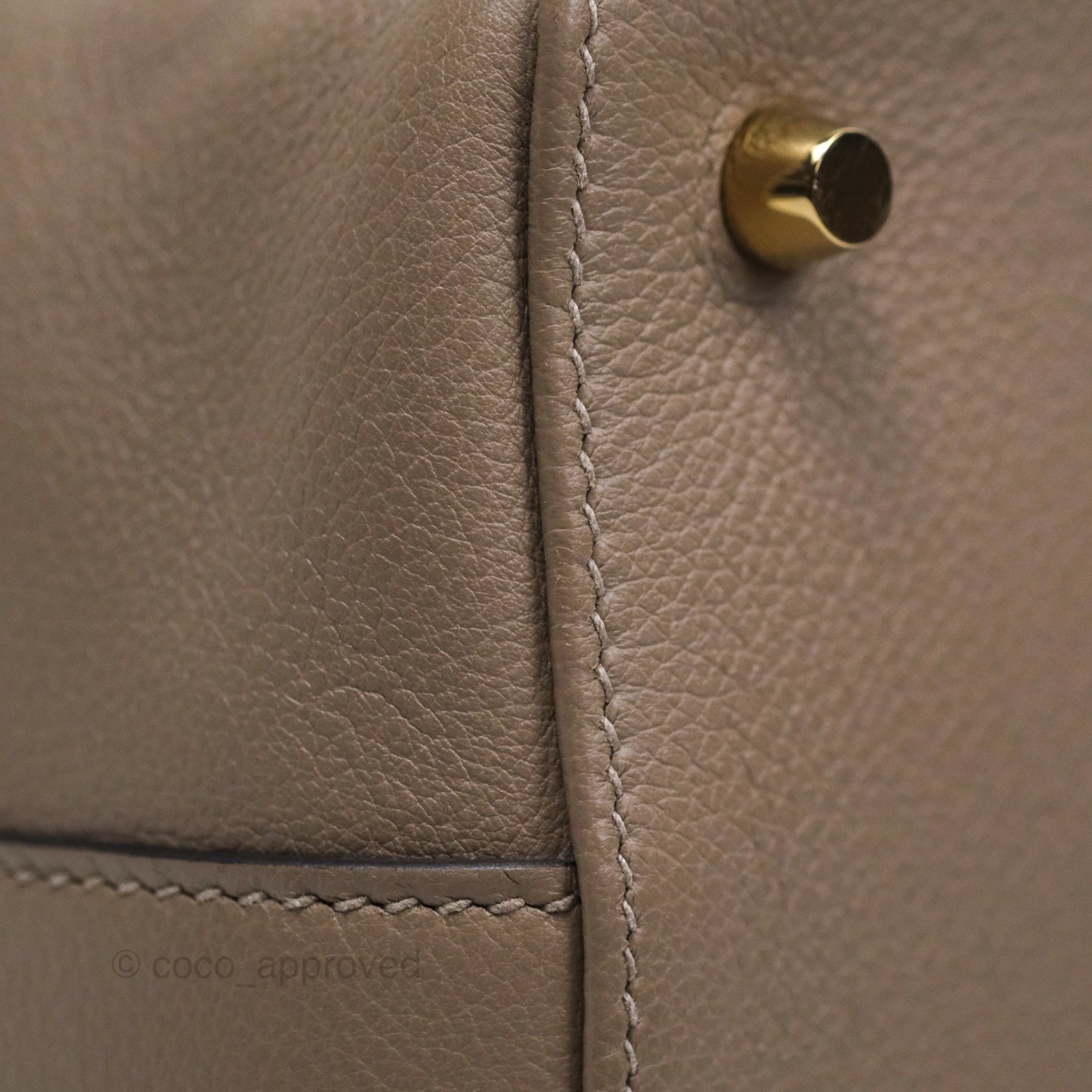 Hermès ToolBox 20 Gris Asphalte M8 Evercolor Gold Hardware