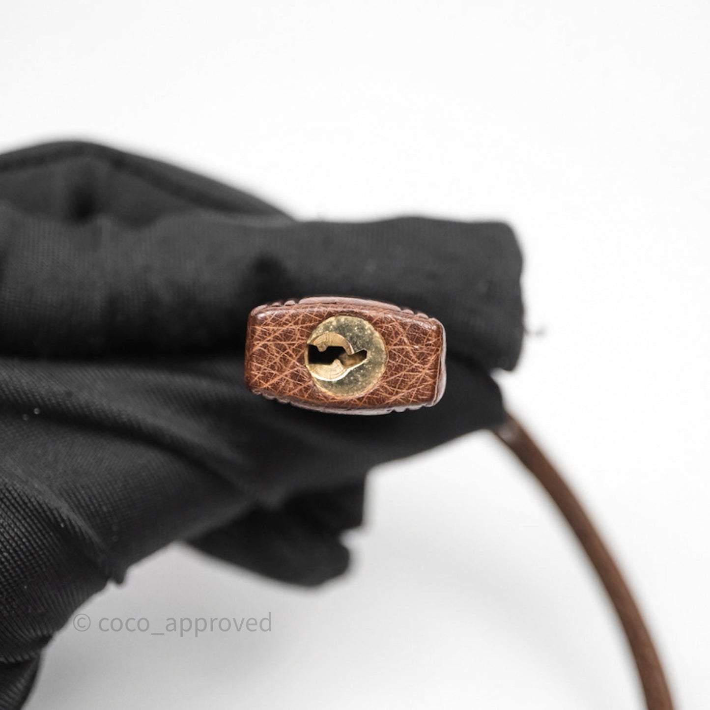 Hermès Kelly 28 Chocolate Ostrish Sellier Gold Hardware