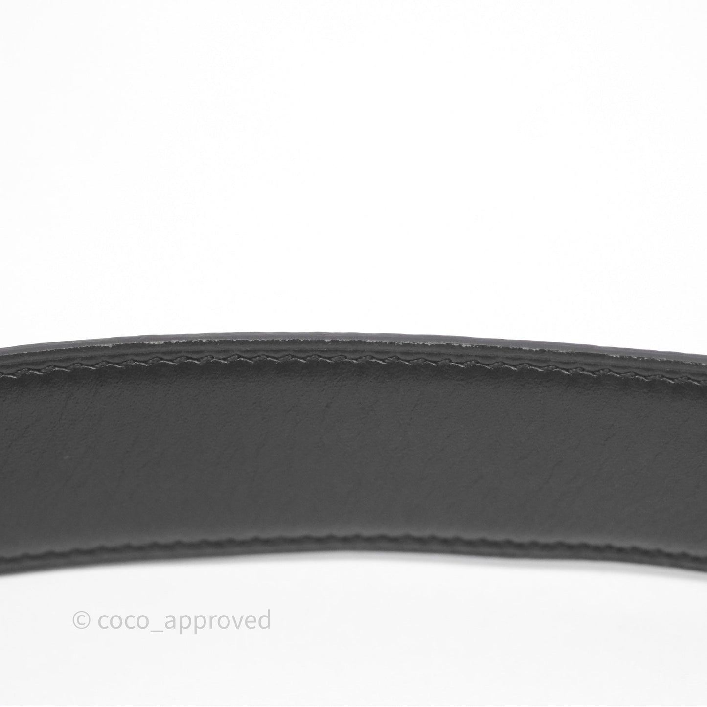 Hermès H Belt Buckle & Reversible Strap 32mm Etoupe/ Noir Palladium Hardware