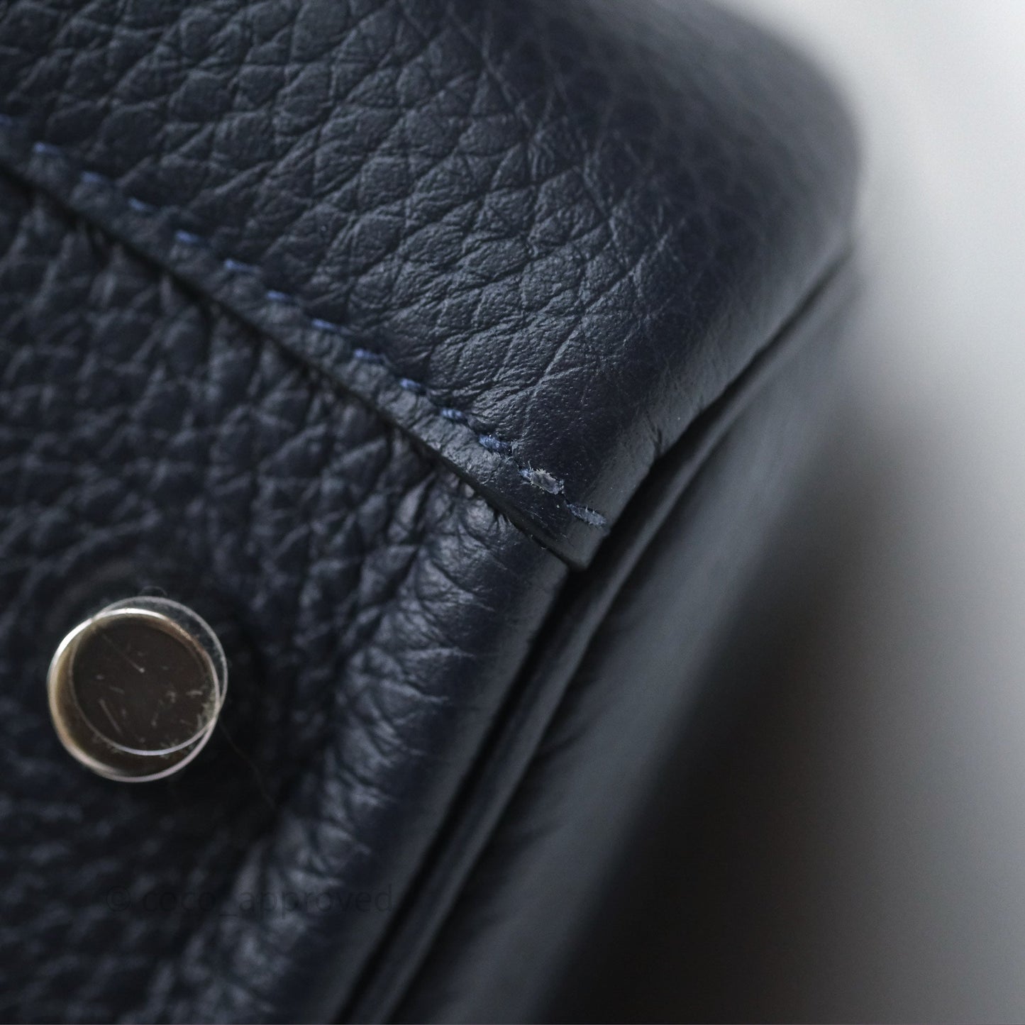 Hermès Lindy 26 Bleu Nuit 2Z Taurillon Clemence Palladium Hardware