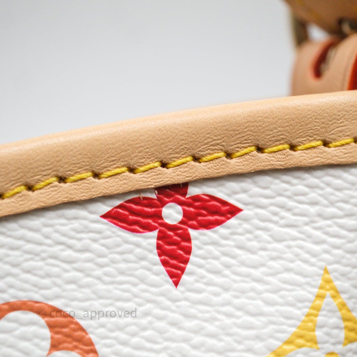 Louis Vuitton x Murakami Carryall East West White Monogram Multicolor