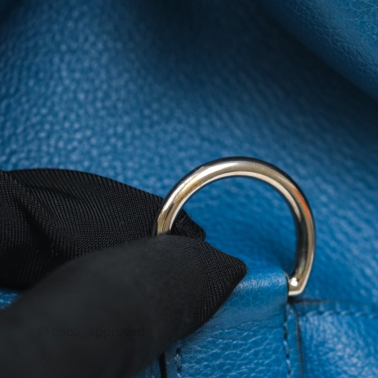 Hermès ToolBox 20 Bleu Cobalt 7C Evercolor Palladium Hardware