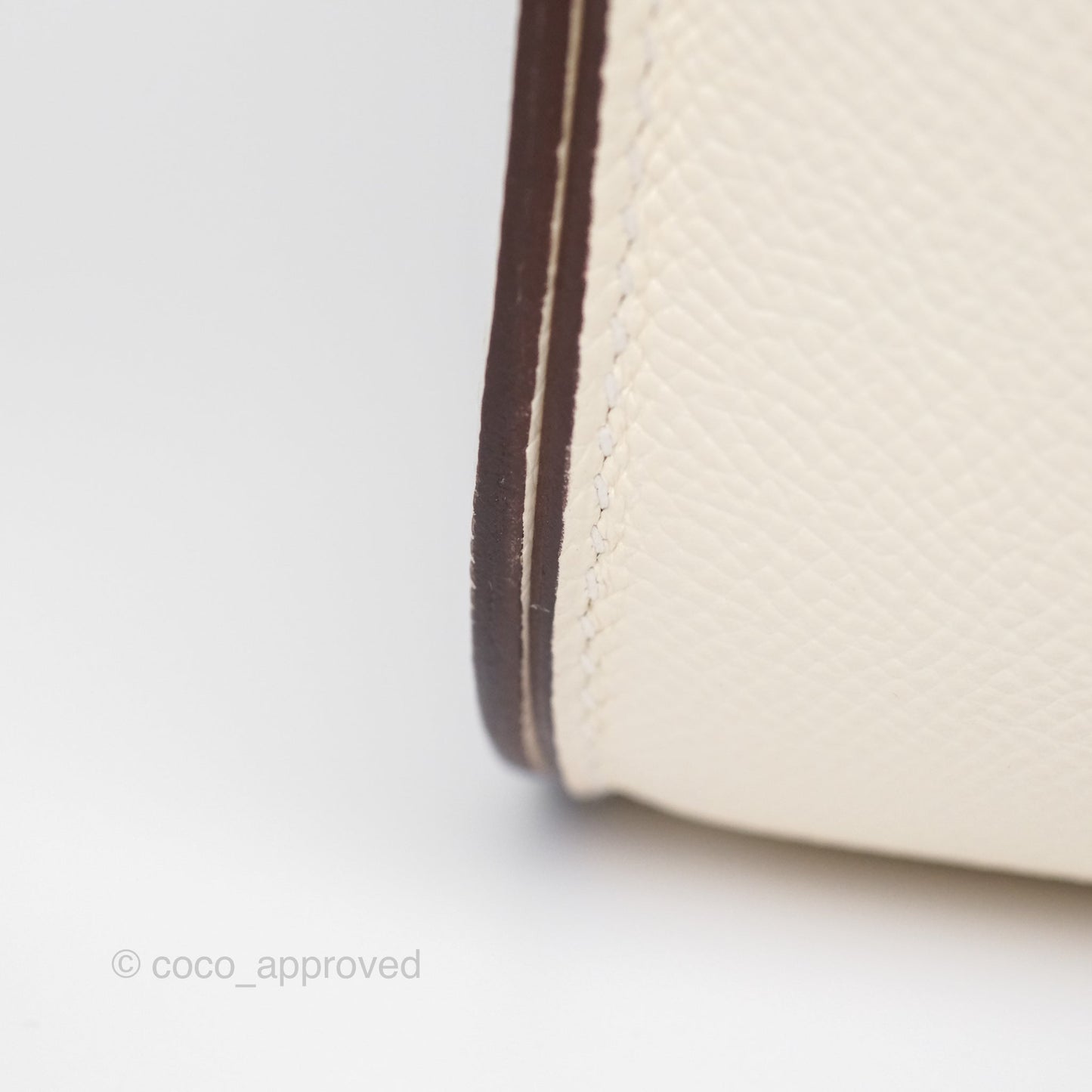 Hermès Della Cavalleria Mini Bag Nata I2 Epsom Palladium Hardware