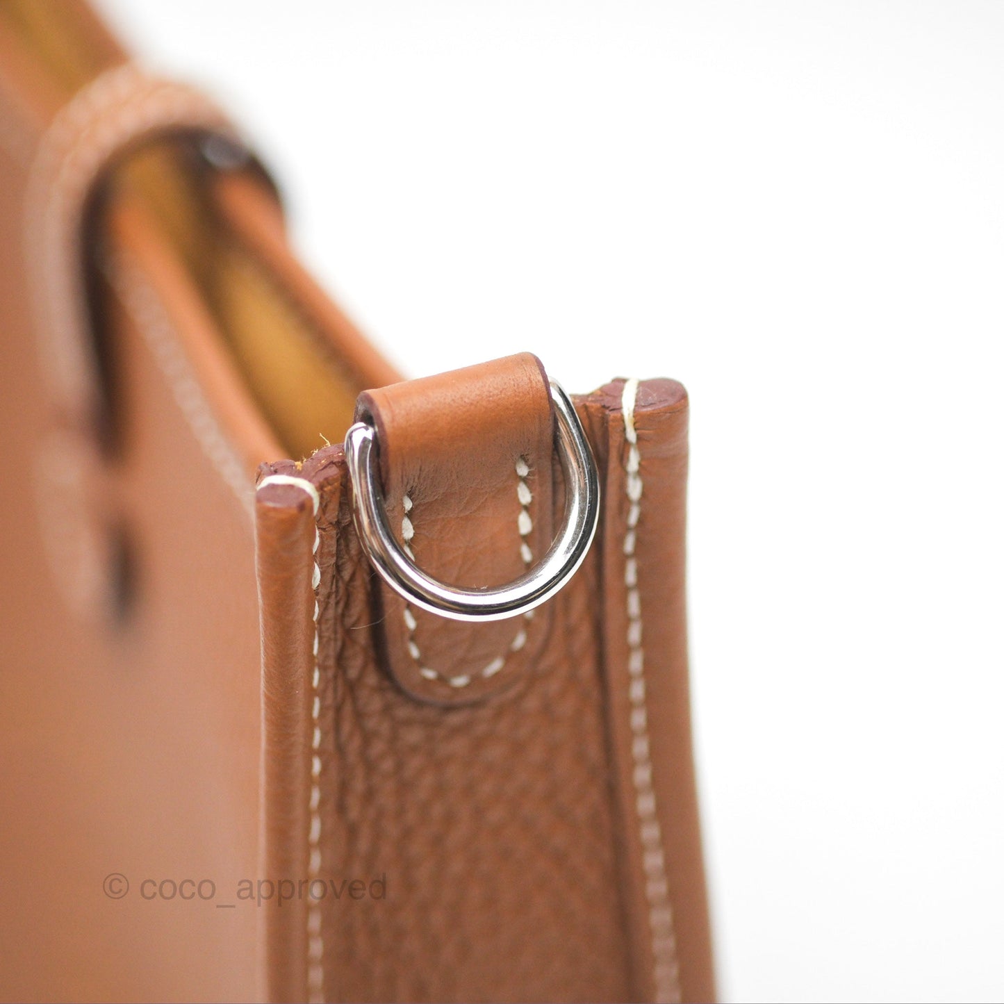 Hermès Mini Evelyne 16 Gold Clemence Palladium Hardware