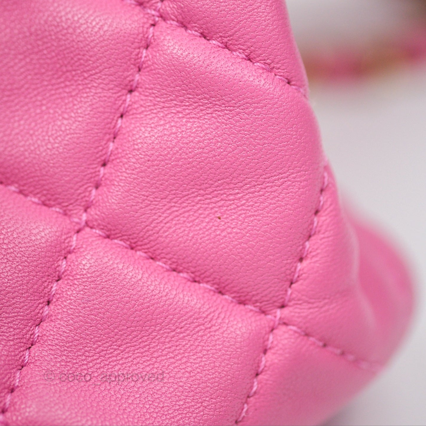Chanel Quilted Small Perfect Meeting Hobo Pink Lambskin Aged Gold Hardware