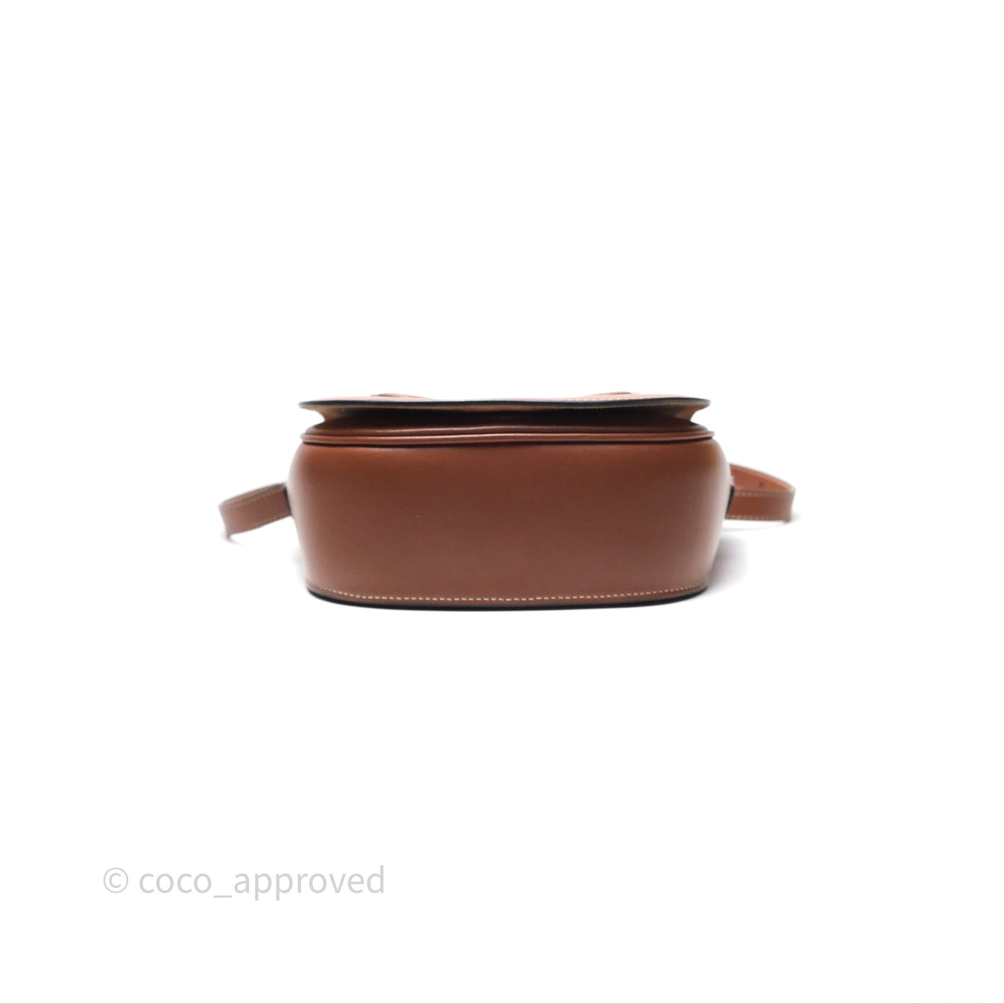 Celine Folco Cuir Triomphe in Smooth Calfskin Tan