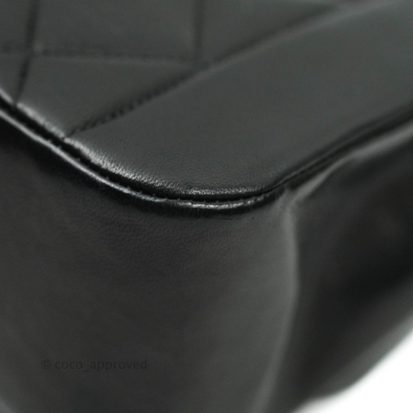 Chanel Black Quilted Lambskin Small Vintage Classic Diana Flap Bag