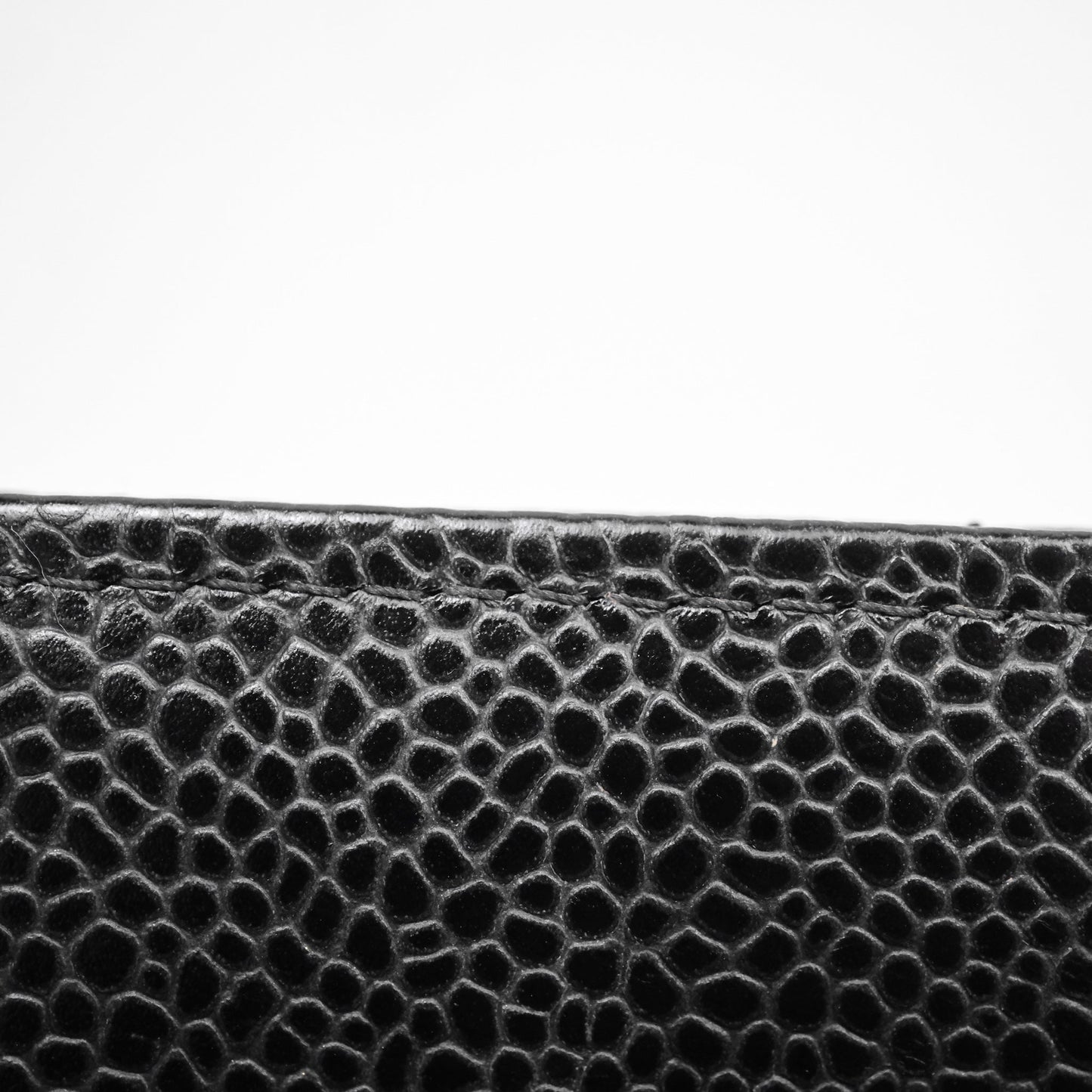 Chanel Classic Wallet On Chain WOC Quilted Black Caviar Gold Hardware