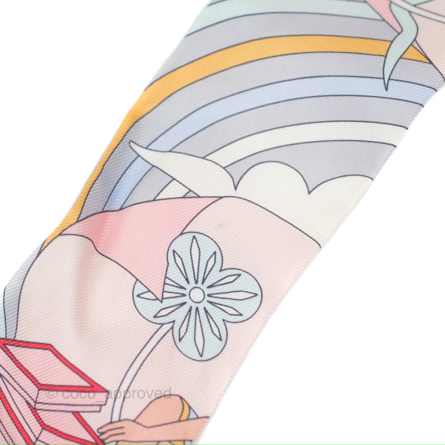Hermes Carres Volants Silk Twilly