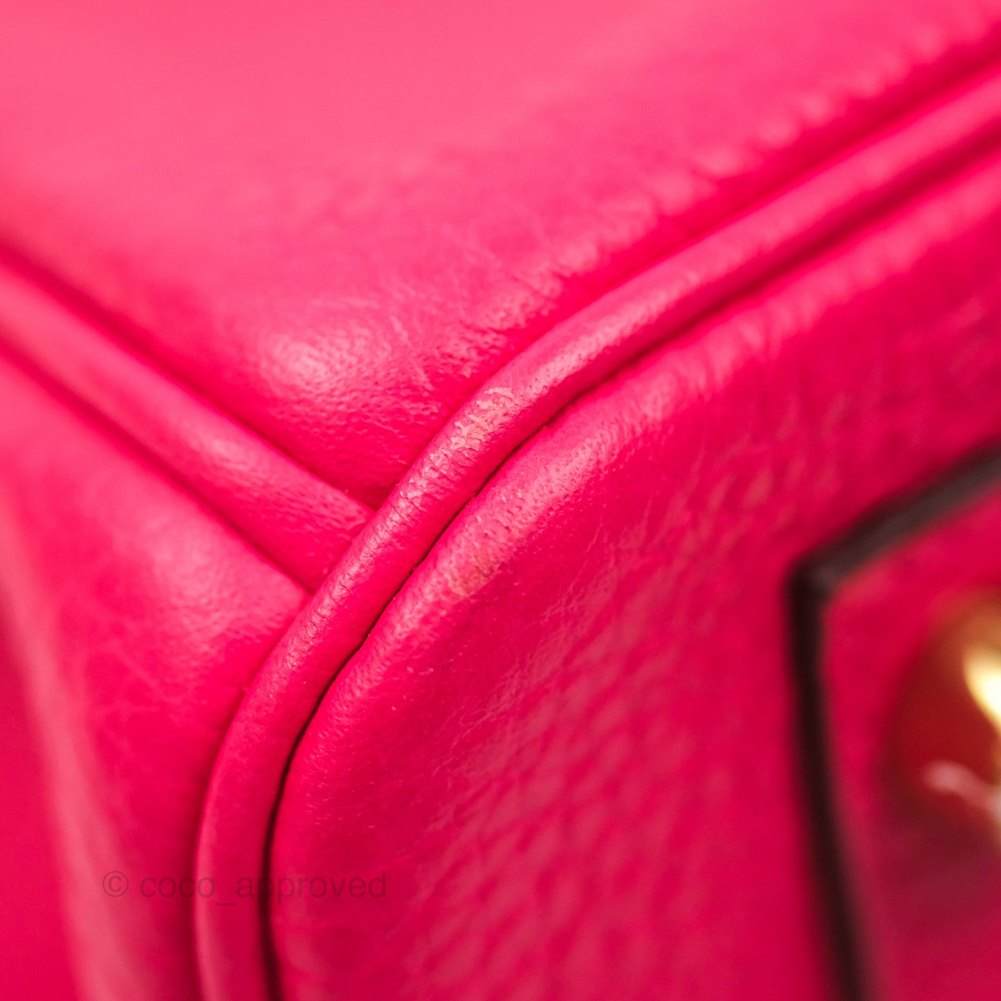 Hermès Birkin 30 Retourne I6 Rose Extrême Clemence Gold Hardware