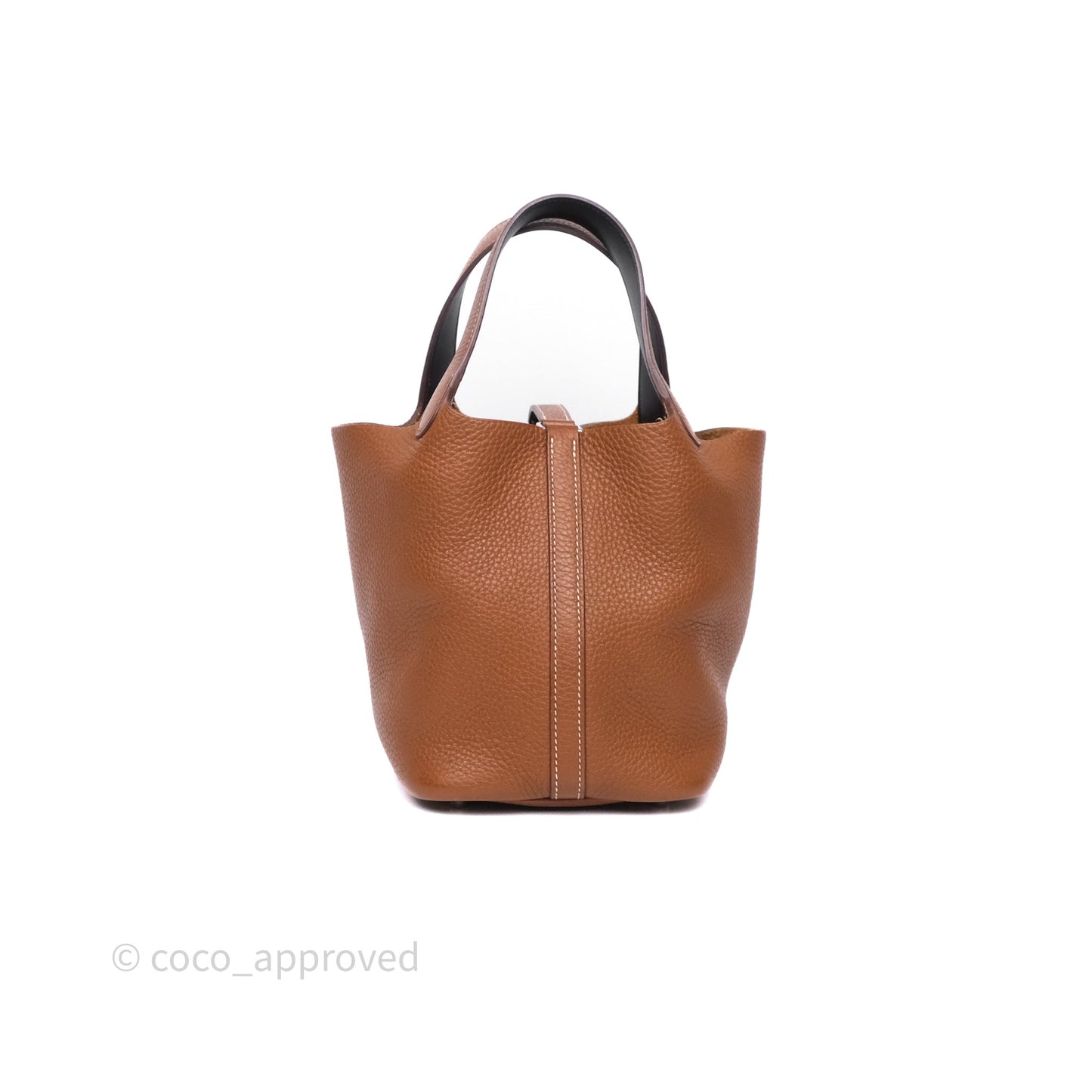 Hermès Picotin Lock 18 Gold 37 Clemence/ Ebene 46 Swift Palladium Hardware