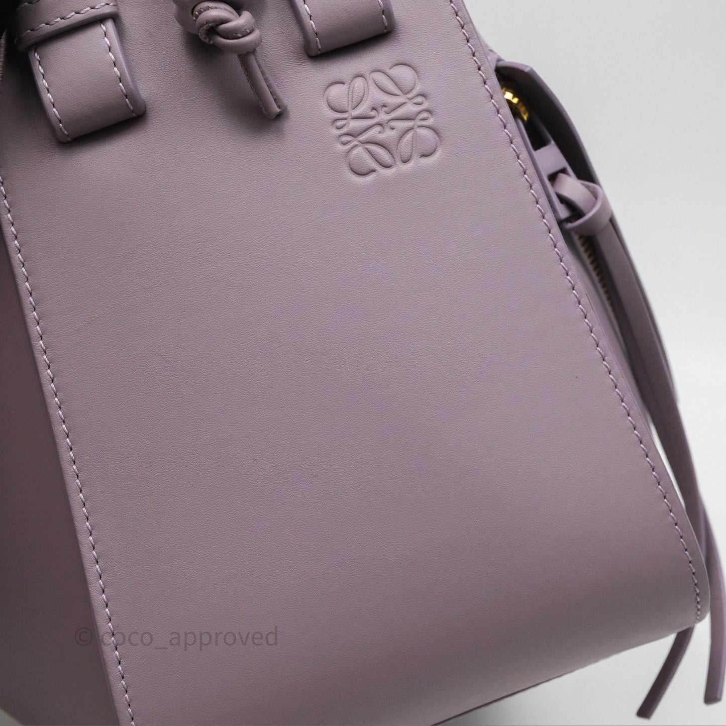Loewe Small Hammock Shoulder Bag Calfskin Purple
