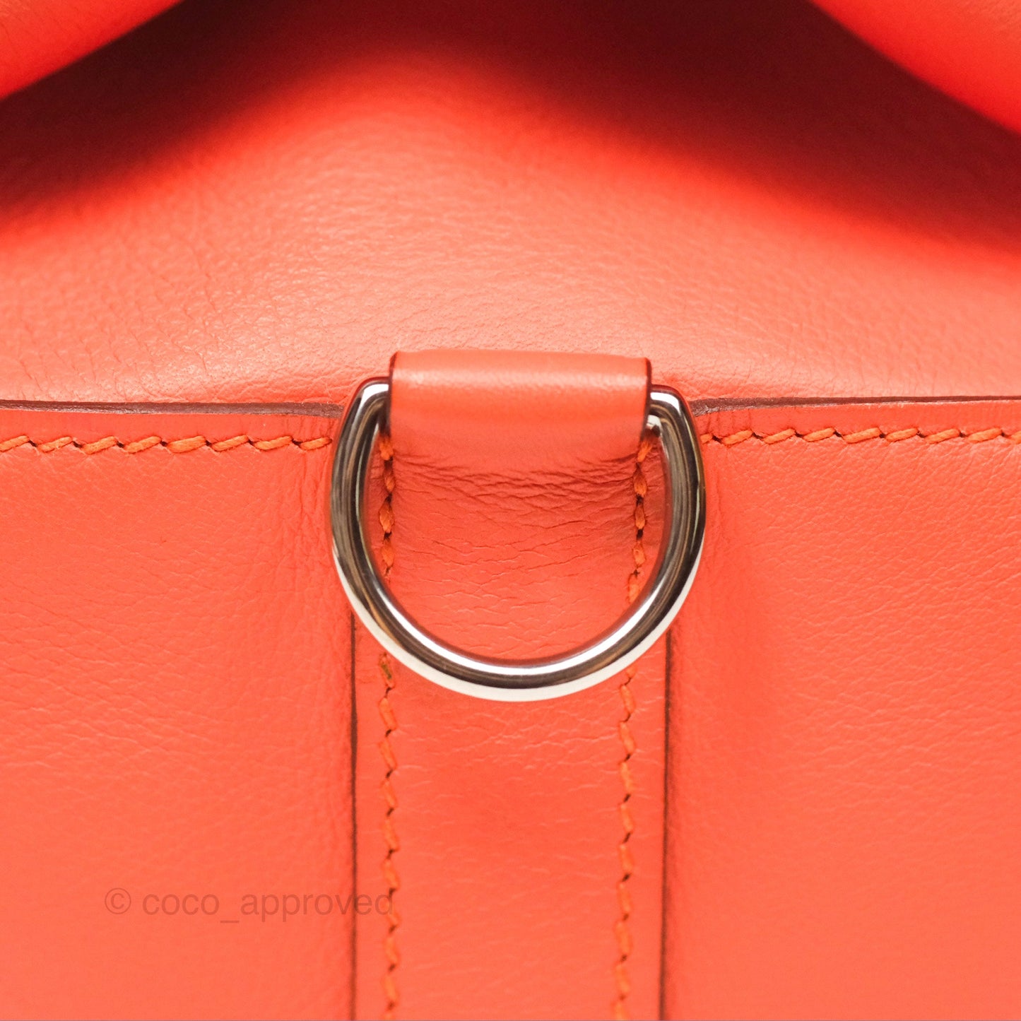 Hermès ToolBox 20 Mangue Evercolor Palladium Hardware