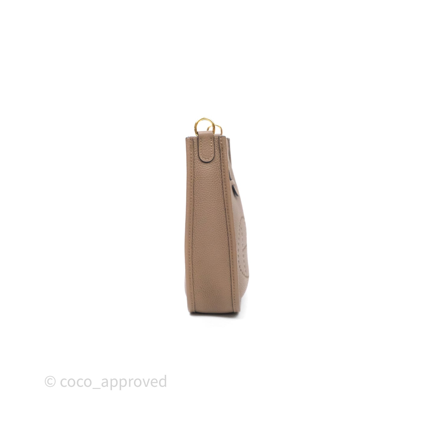Hermès Mini Evelyne 16 Etoupe Clemence Gold Hardware