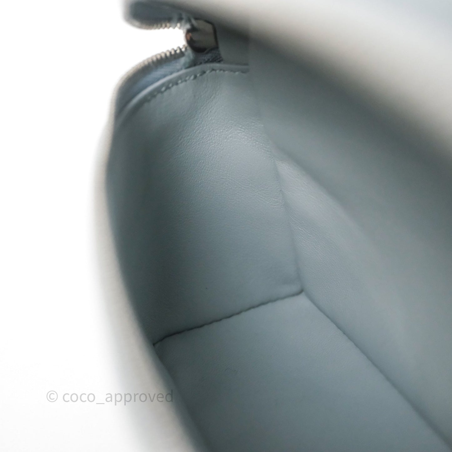 Loro Piana Extra Pocket L19 Light Blue Grey Calfskin