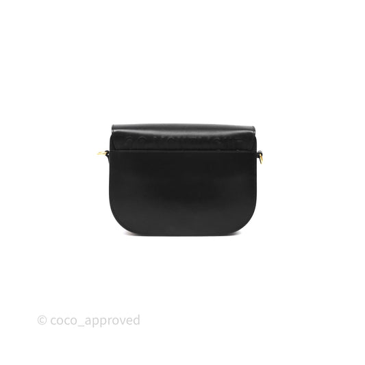 Christian Dior Medium Bobby Flap Black Box Calfskin