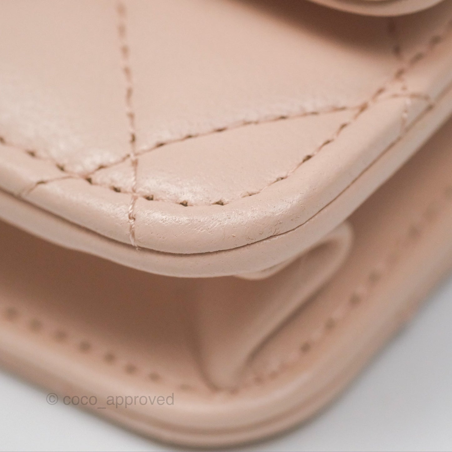 Chanel Trendy CC WOC Quilted Light Pink Lambskin Gold Hardware
