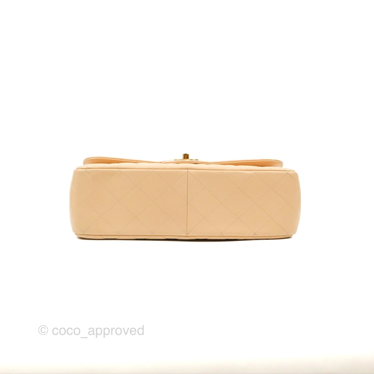 Chanel Jumbo Double Flap Beige Caviar Gold Hardware⁣⁣