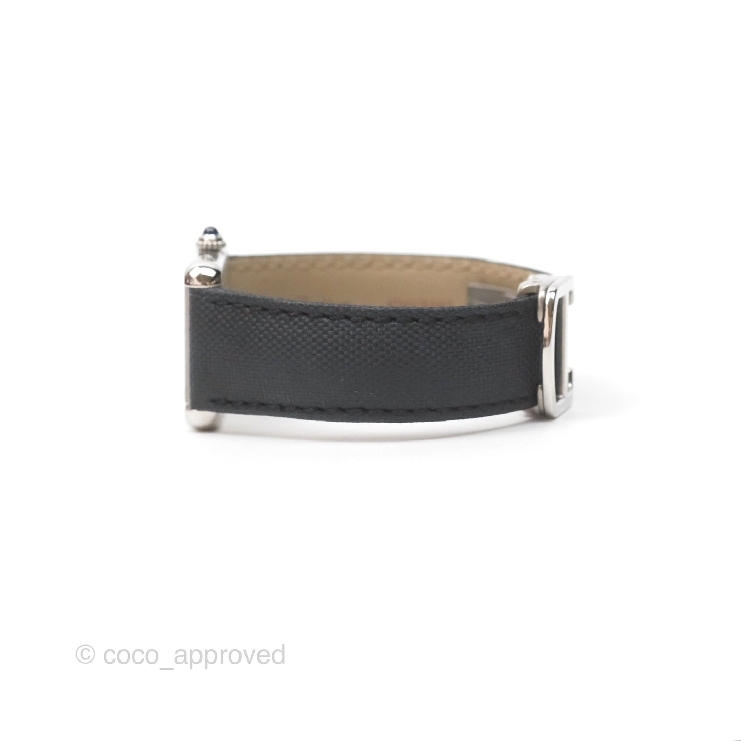 Cartier Tank Solo Watch Small Model Steel Black