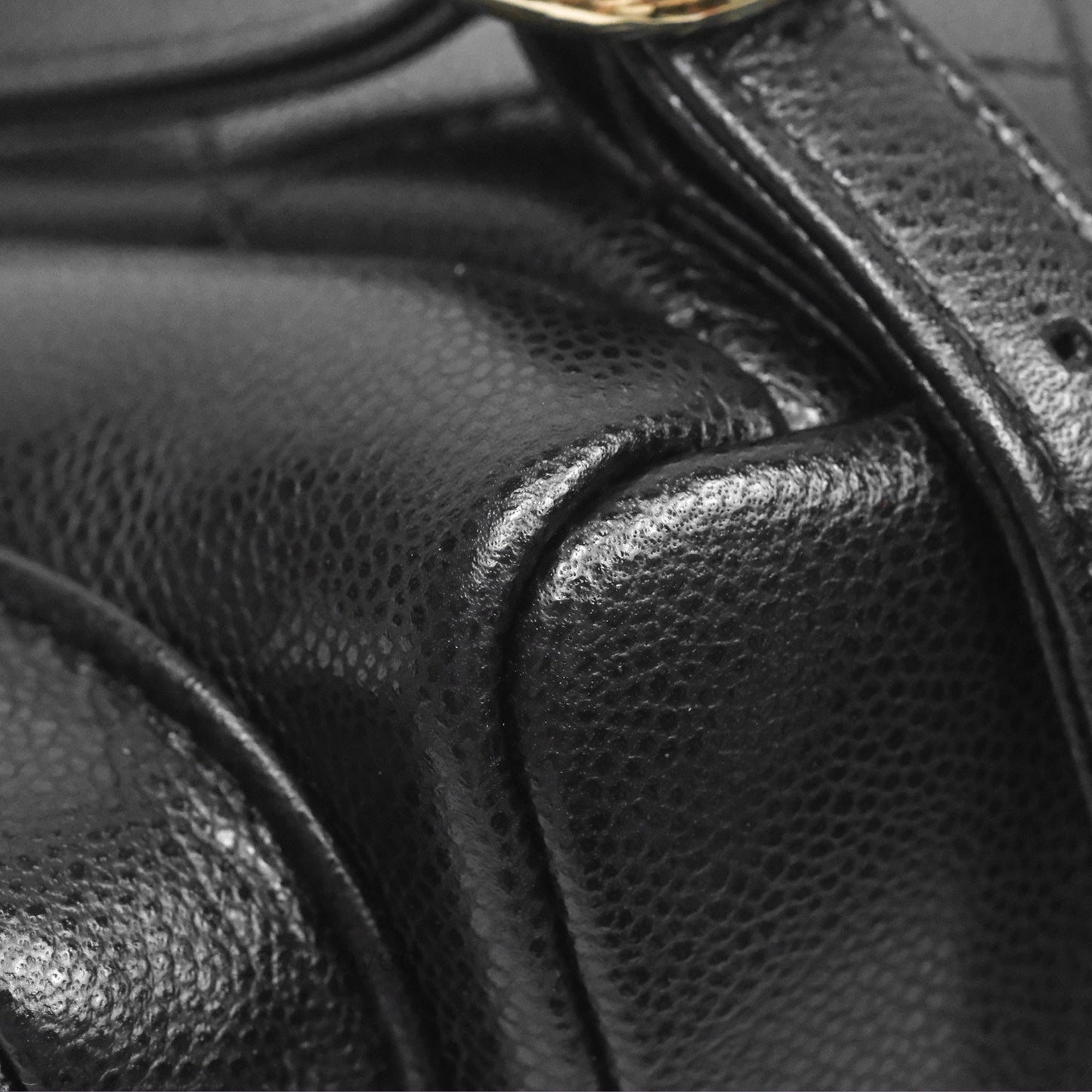Chanel Small Duma Backpack Caviar Black Gold Hardware
