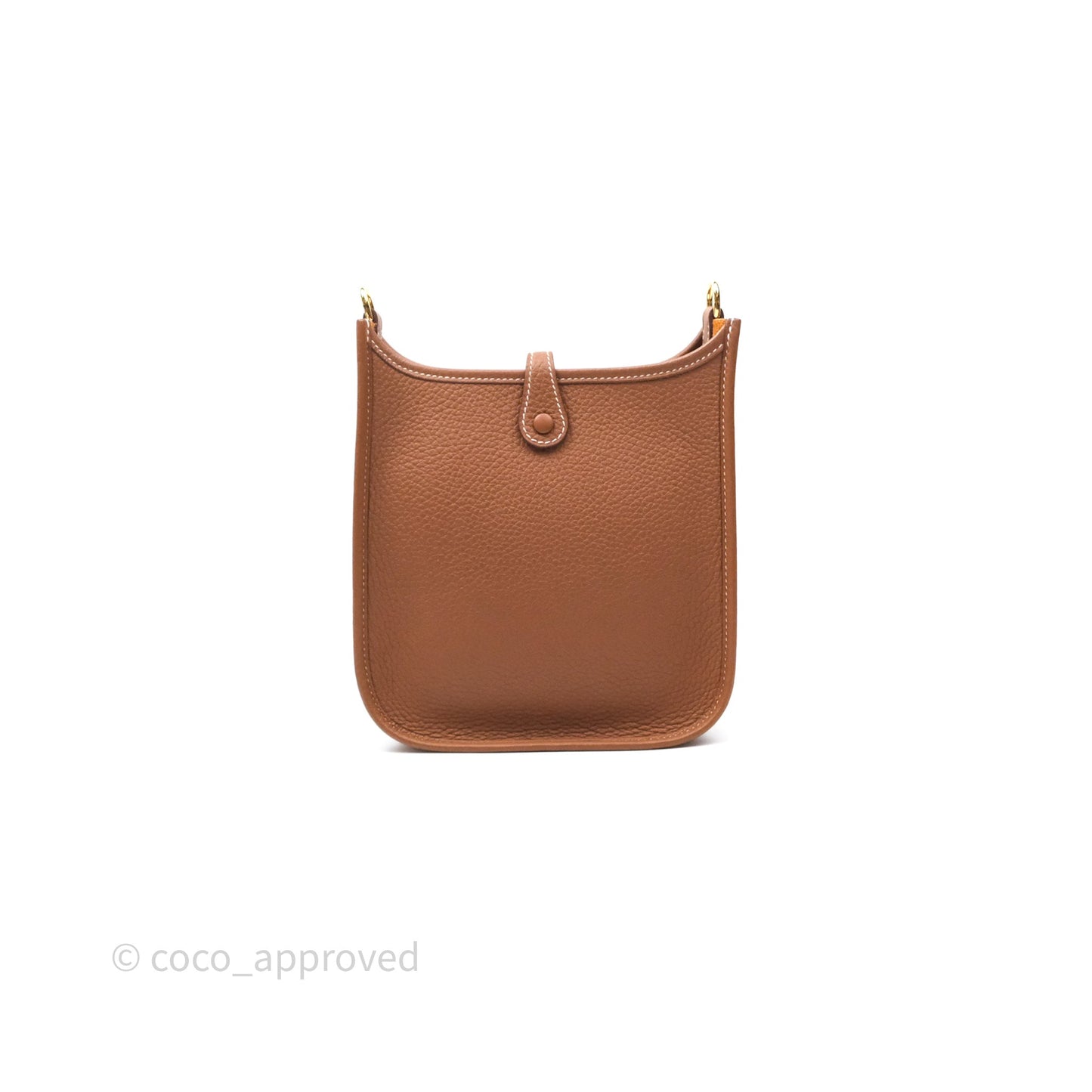 Hermès Mini Evelyne 16 Amazone Gold 37 Clemence Gold Hardware