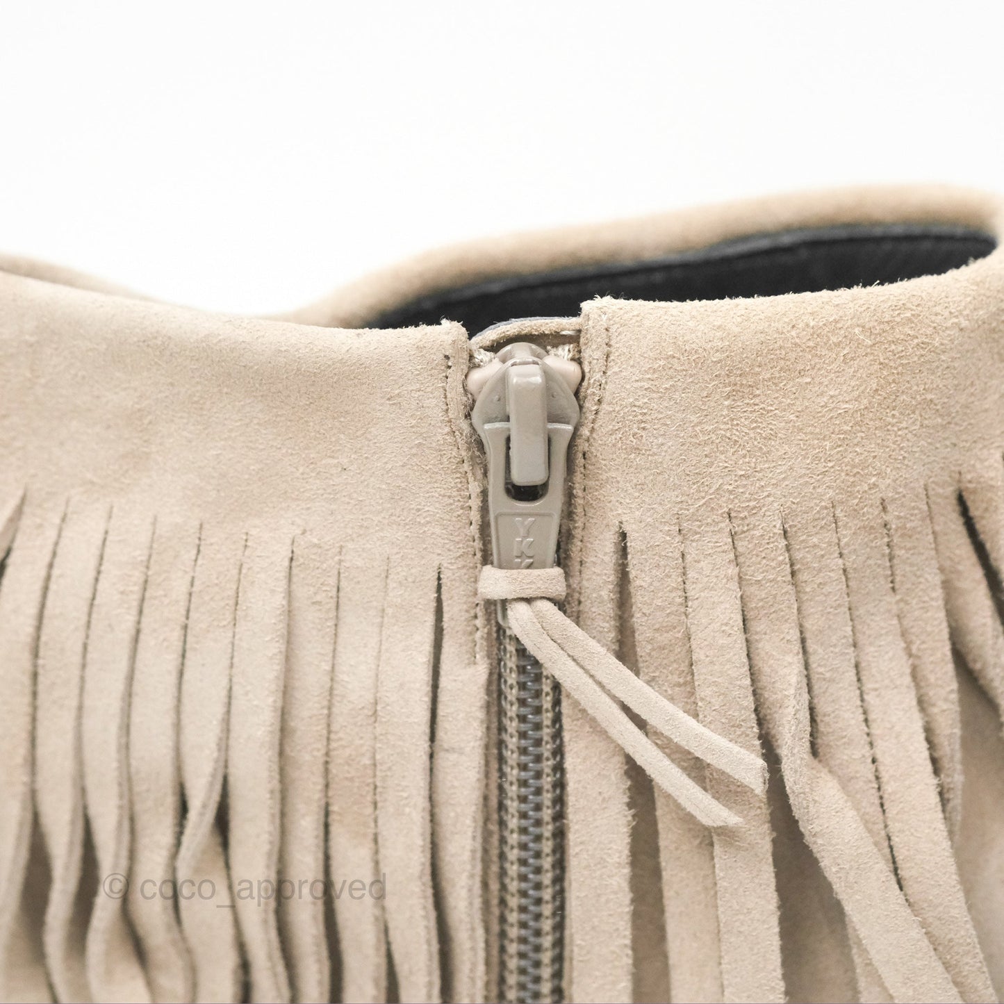 Stuart Weitzman Fringe Times Grey Suede Ankle Boots Size 39