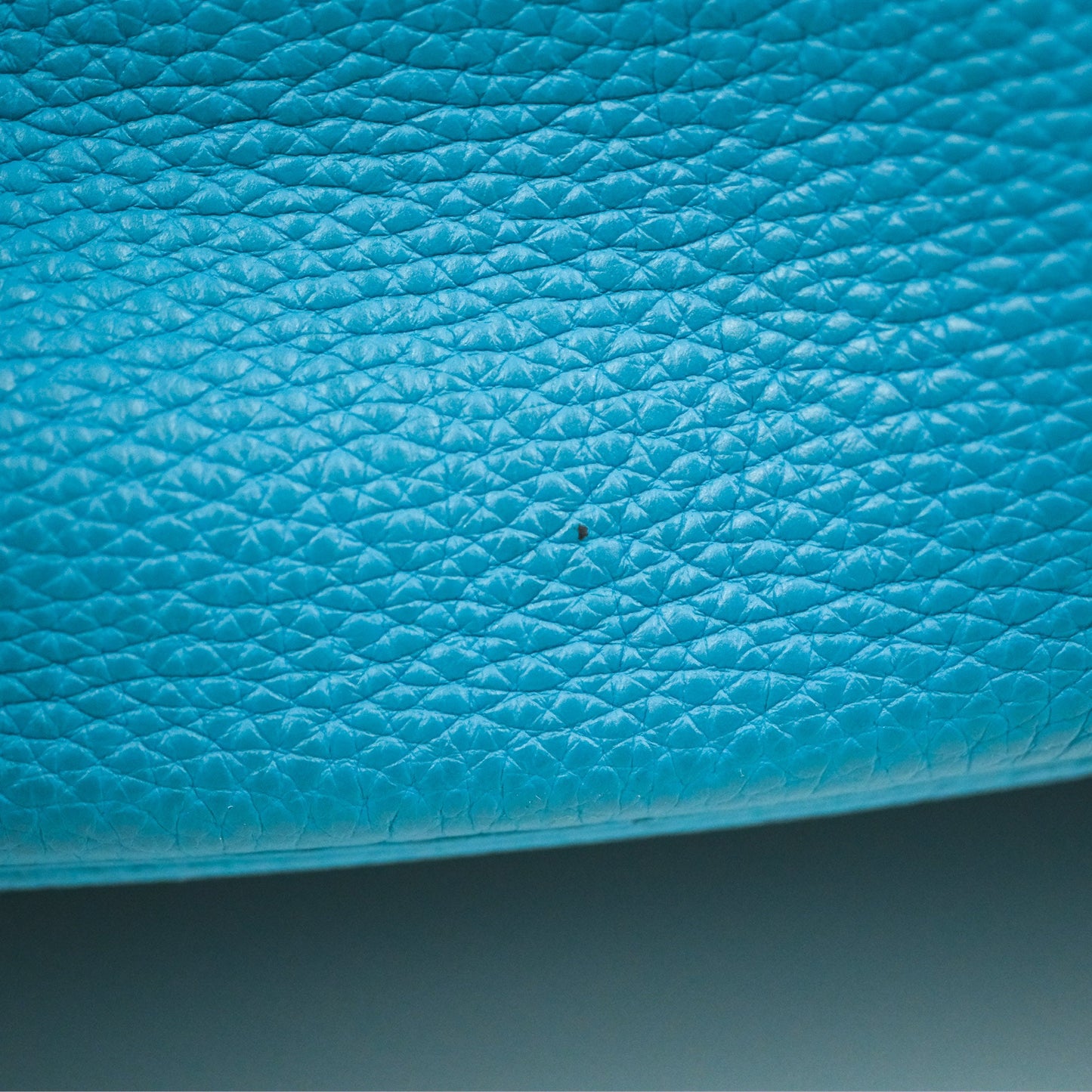 Hermès Lindy 34 Blue Paon Clemence Palladium Hardware