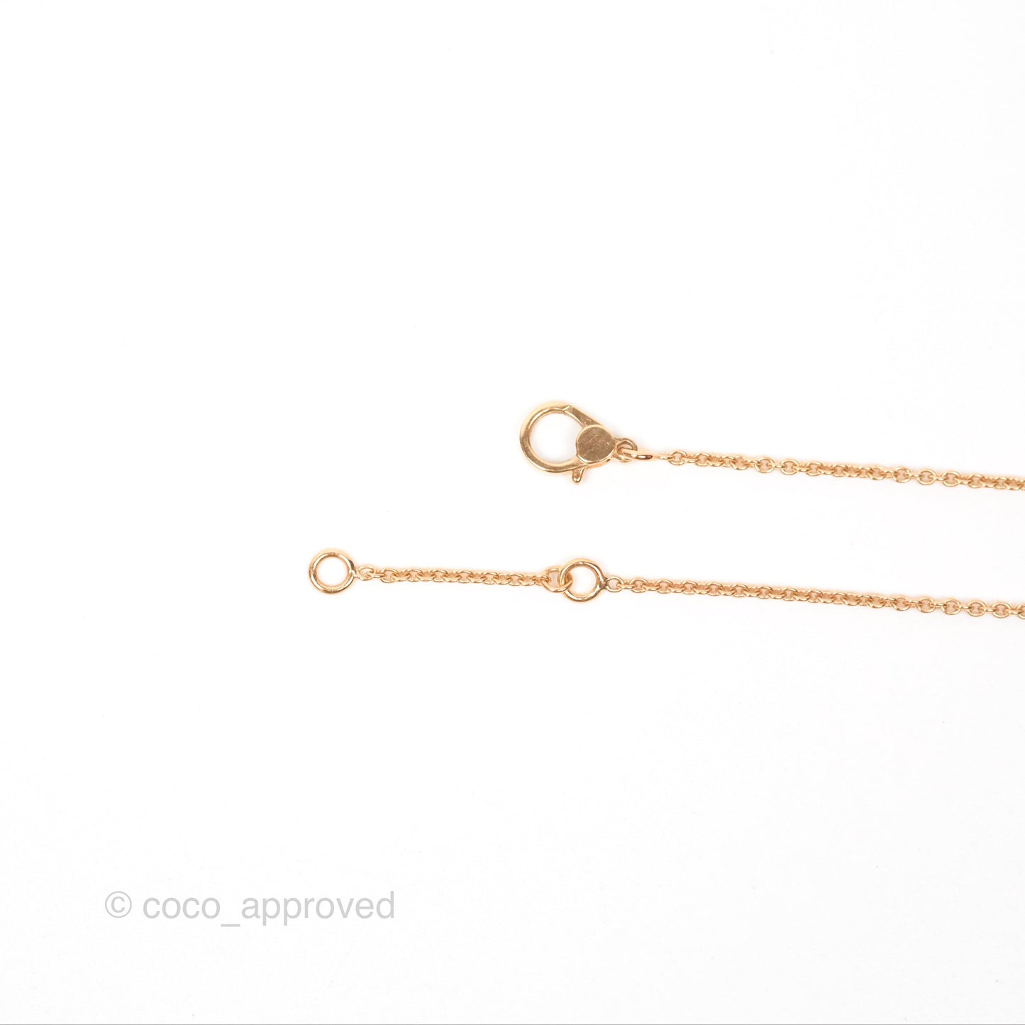 Hermès Finesse Necklace Rose Gold