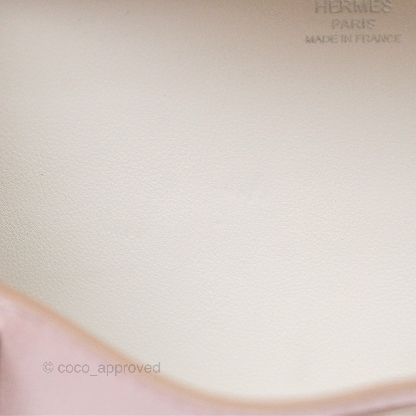 Hermès Mini Jypsiere Mauve Pale Evercolor Palladium Hardware