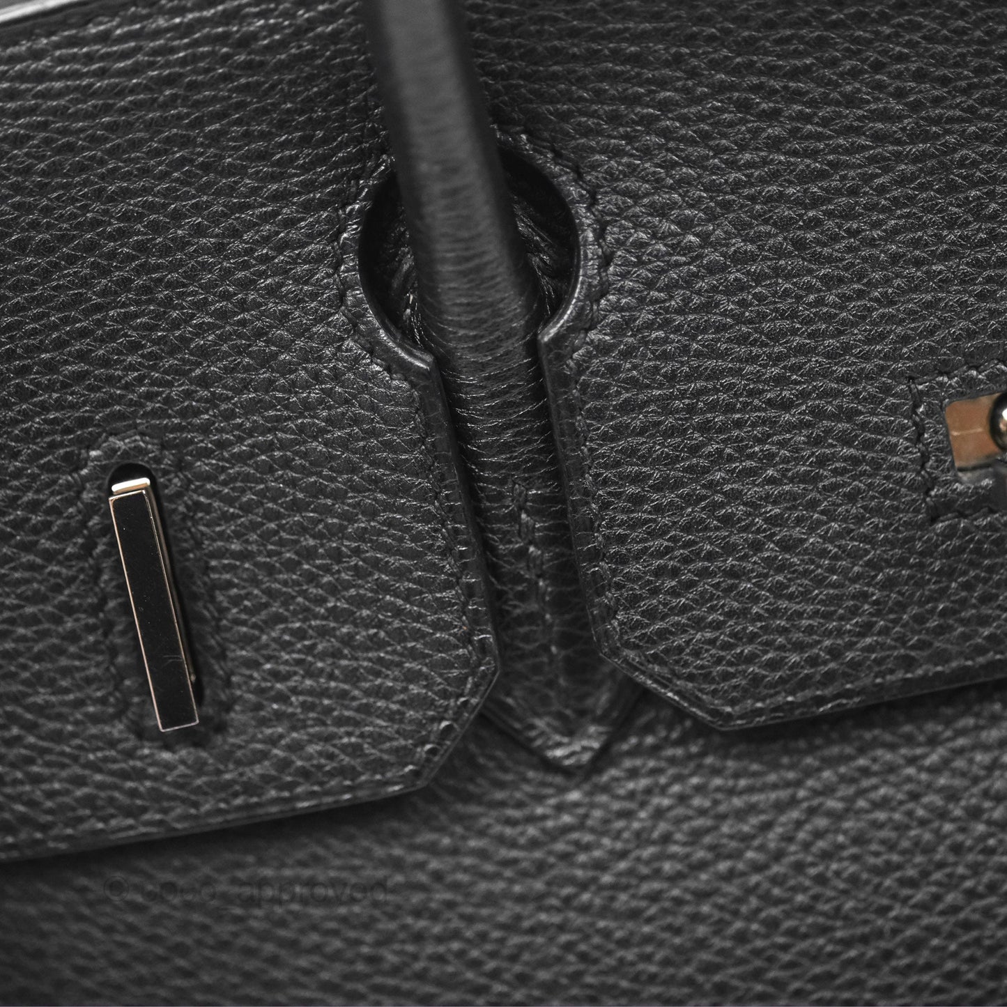 Hermès Birkin 30 Retourne Black Noir 89 Togo Palladium Hardware