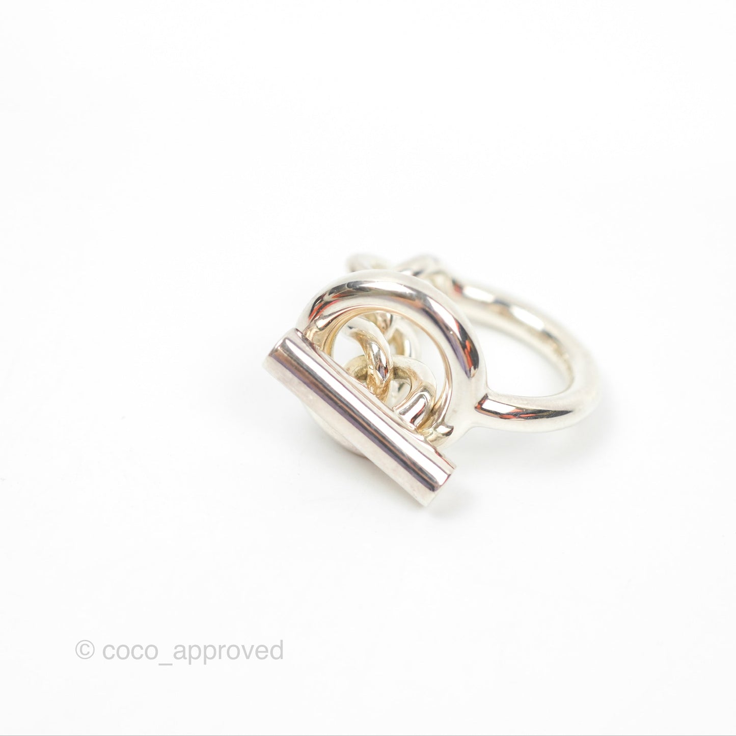 Hermès Echappee Ring GM Sterling Silver