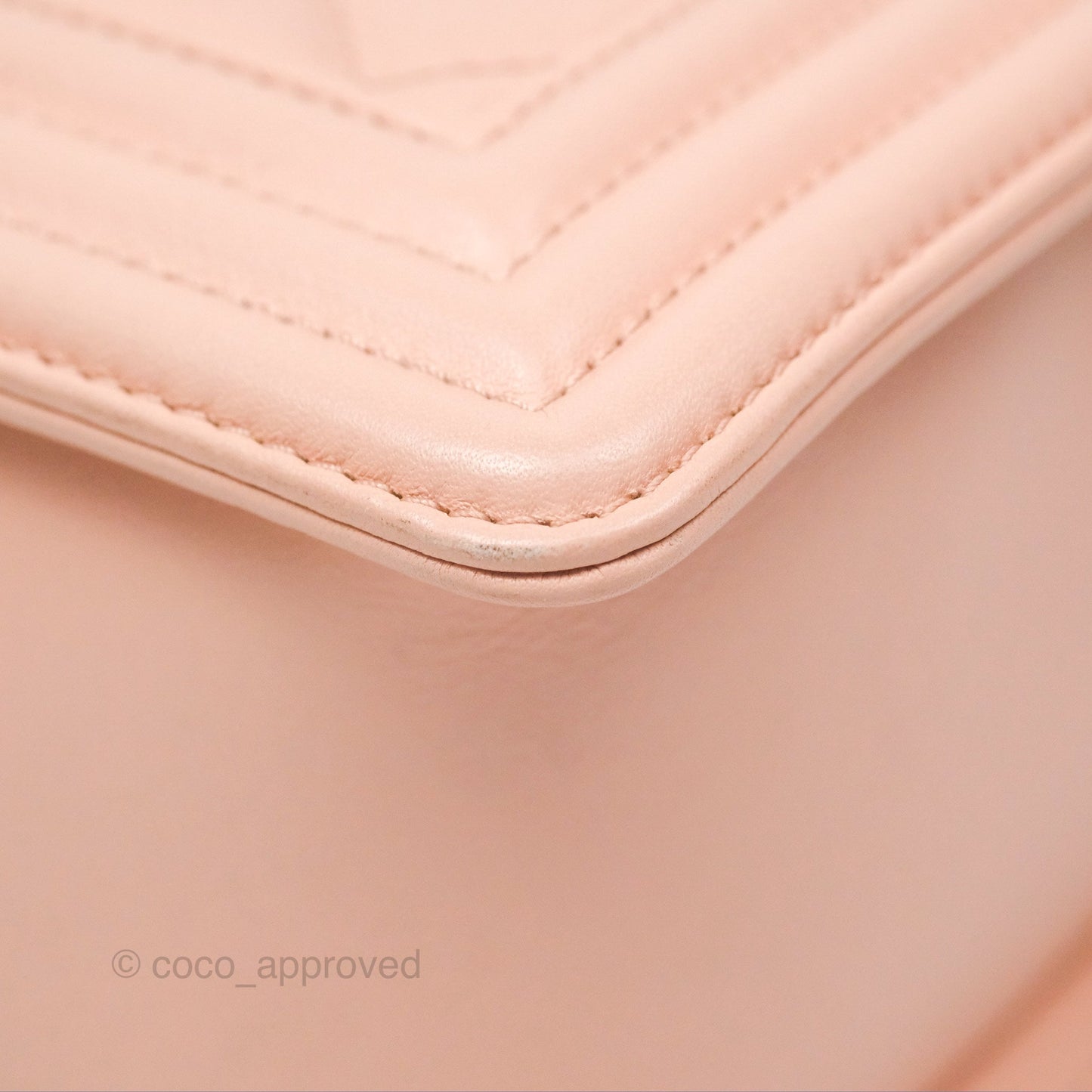 Chanel Quilted New Medium Boy Pink Lambskin Ruthenium Hardware