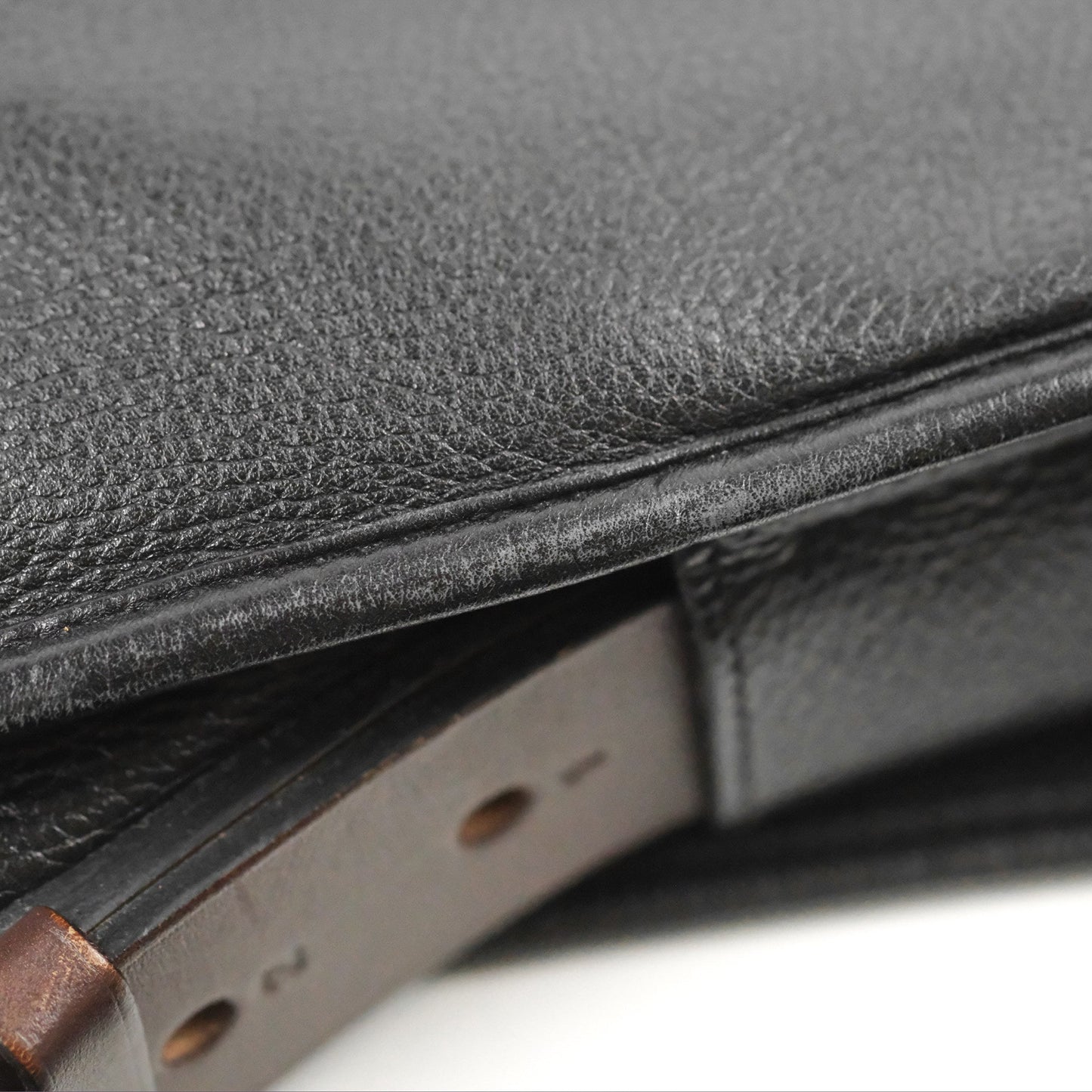 Hermès Men's Barda 43 Messenger Bag Black Ebene Alamo