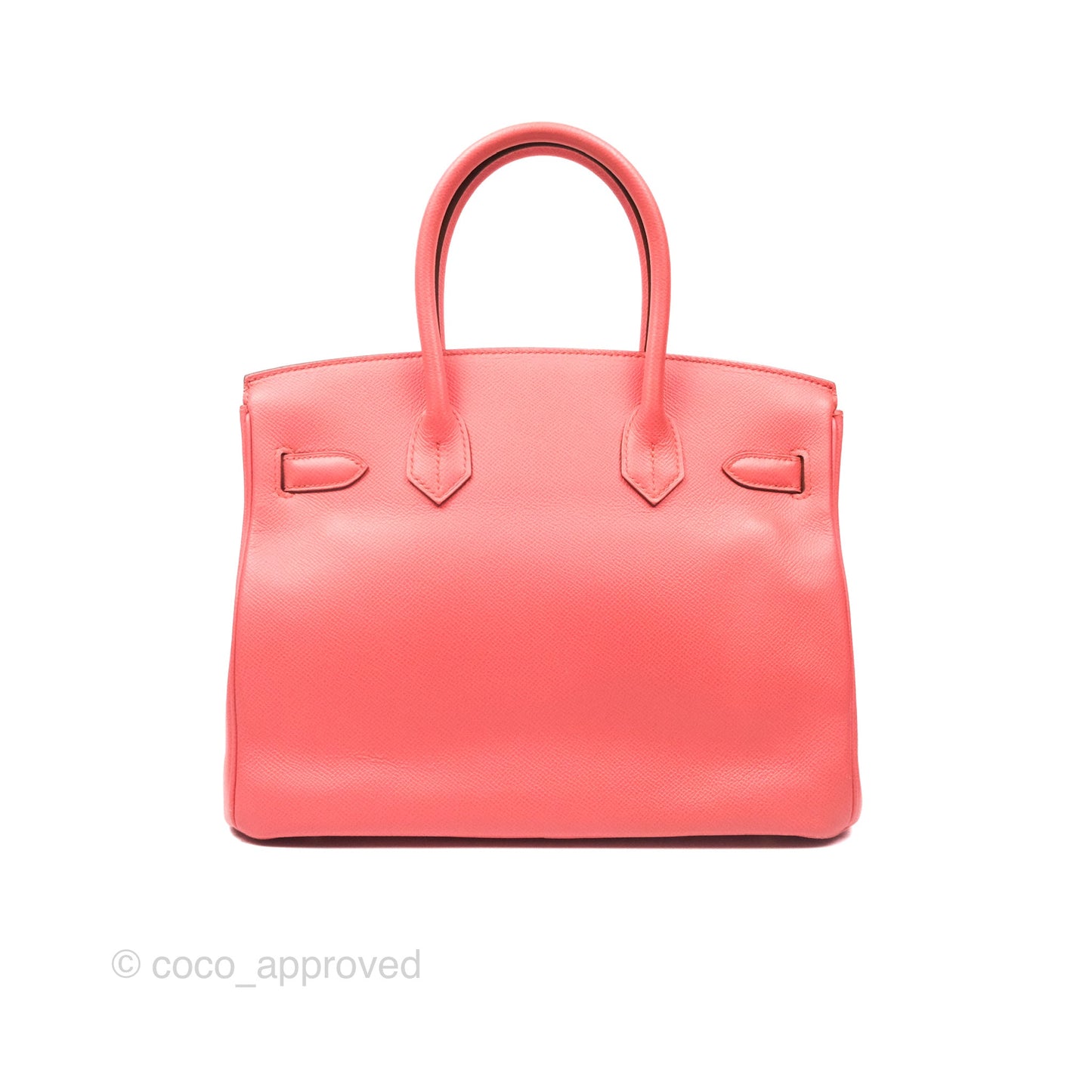 Hermès Birkin 30 Retourne Flamingo I5 Epsom Gold Hardware