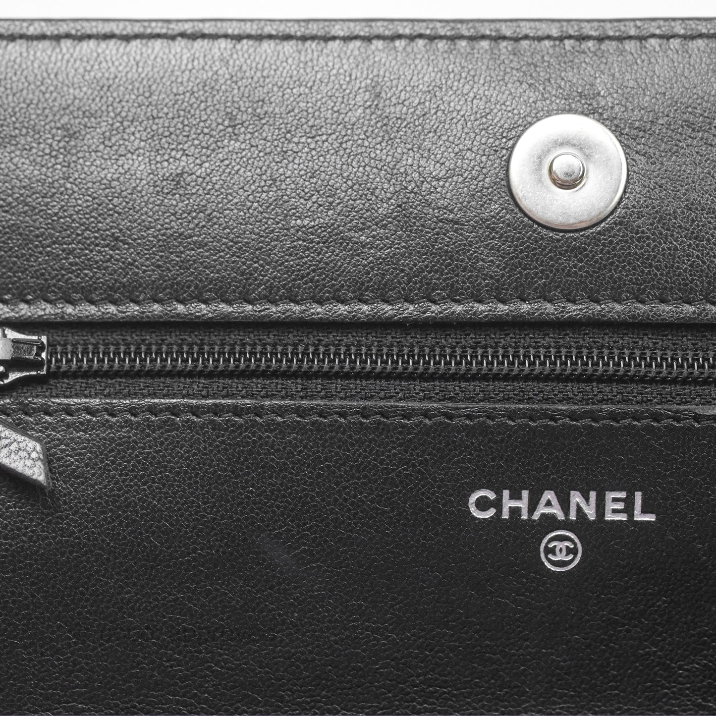 Chanel 19 Wallet on Chain WOC Black Mixed Hardware
