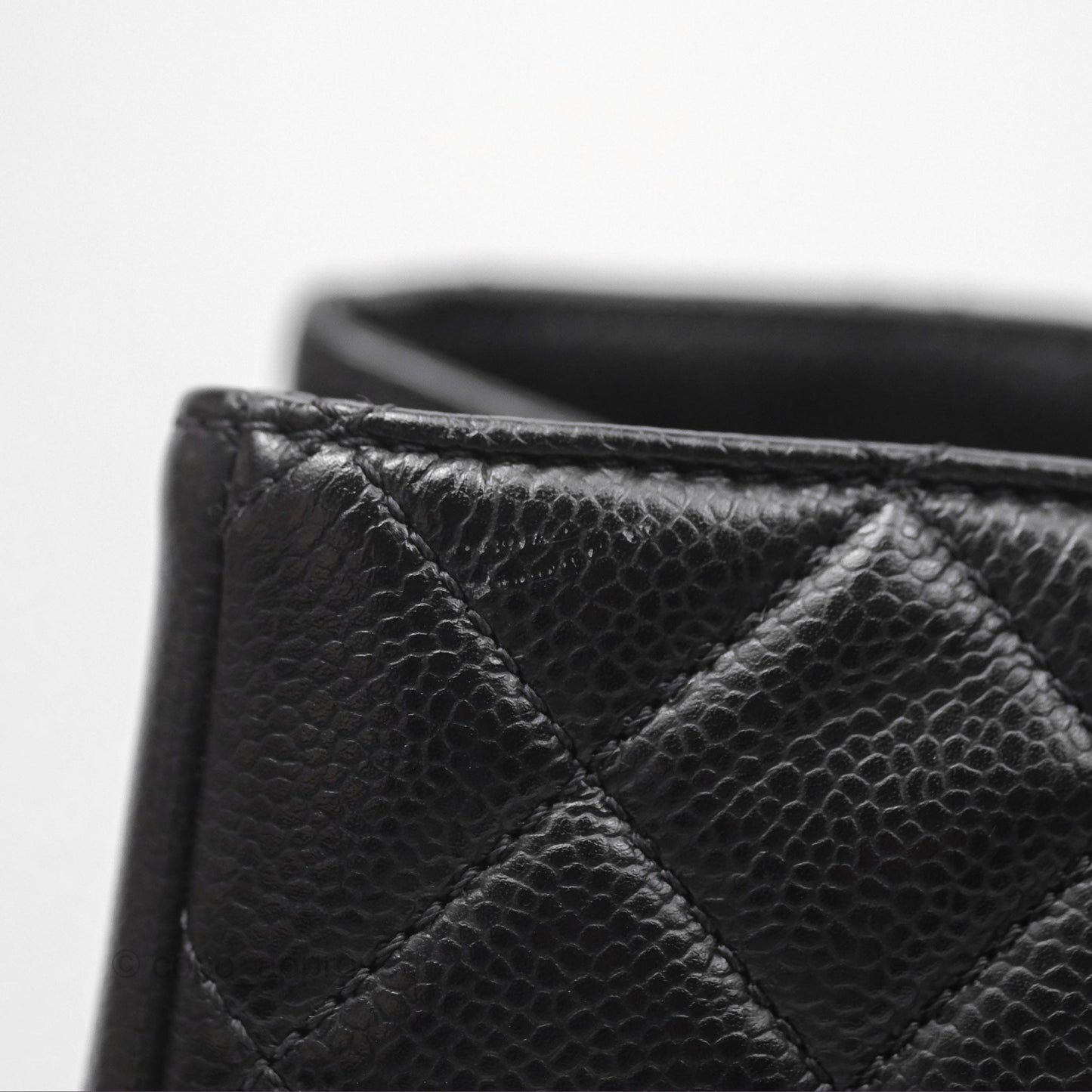 Chanel GST Black Caviar Gold Hardware