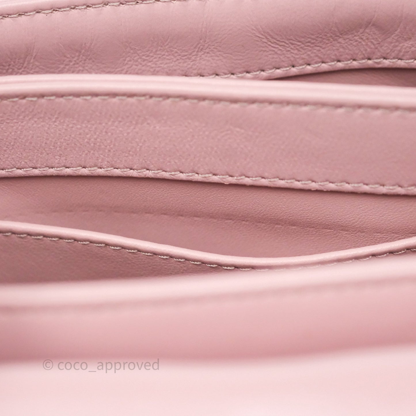 Chanel Mini Color Match Flap Quilted Pink Lambskin Aged Gold Hardware